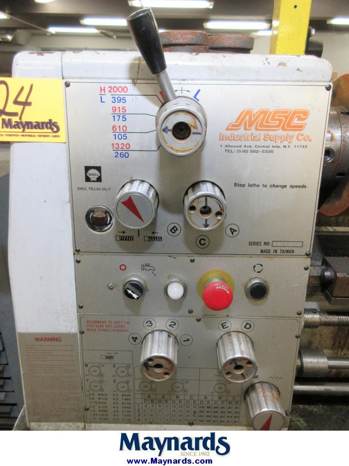 MSC 951735 Engine Head Lathe - Image 3 of 11