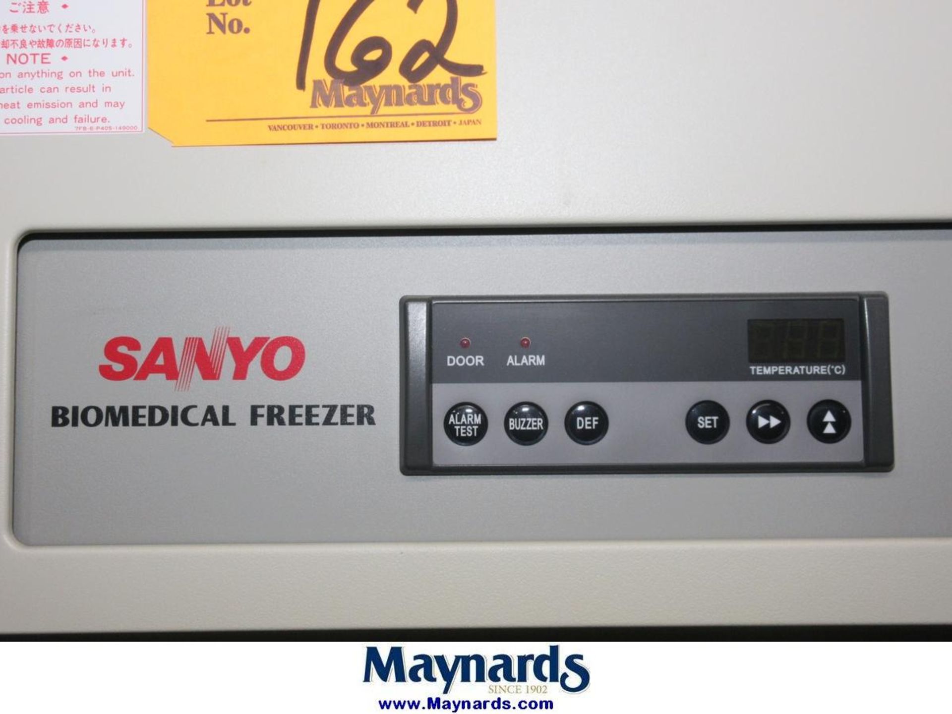 Sanyo MDF-U730M Biomedical Freezer - Image 5 of 6
