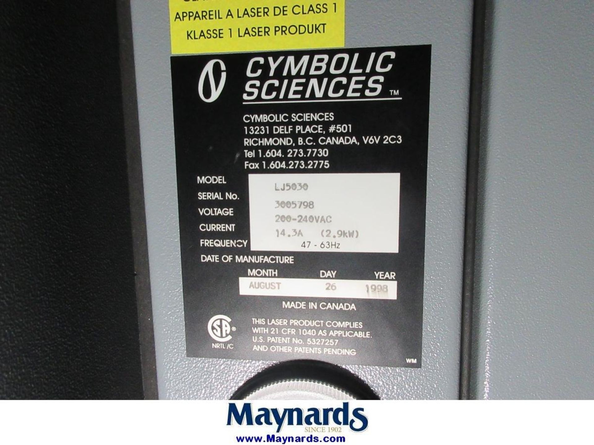 Cymbolic Sciences LightJet 5030 Photographic Paper and Film Printer - Image 4 of 4