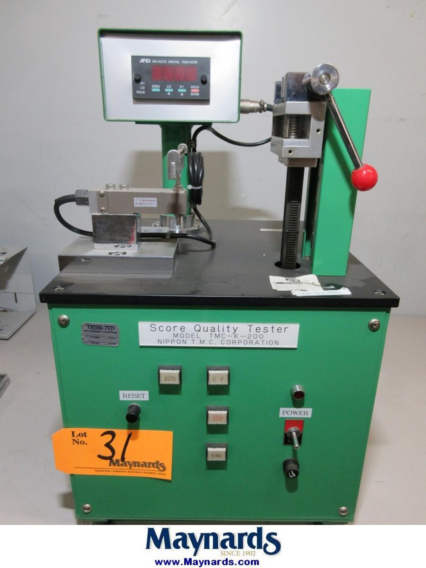 Nippon TMC TMC-K-200 Score Quality Tester - Image 2 of 5