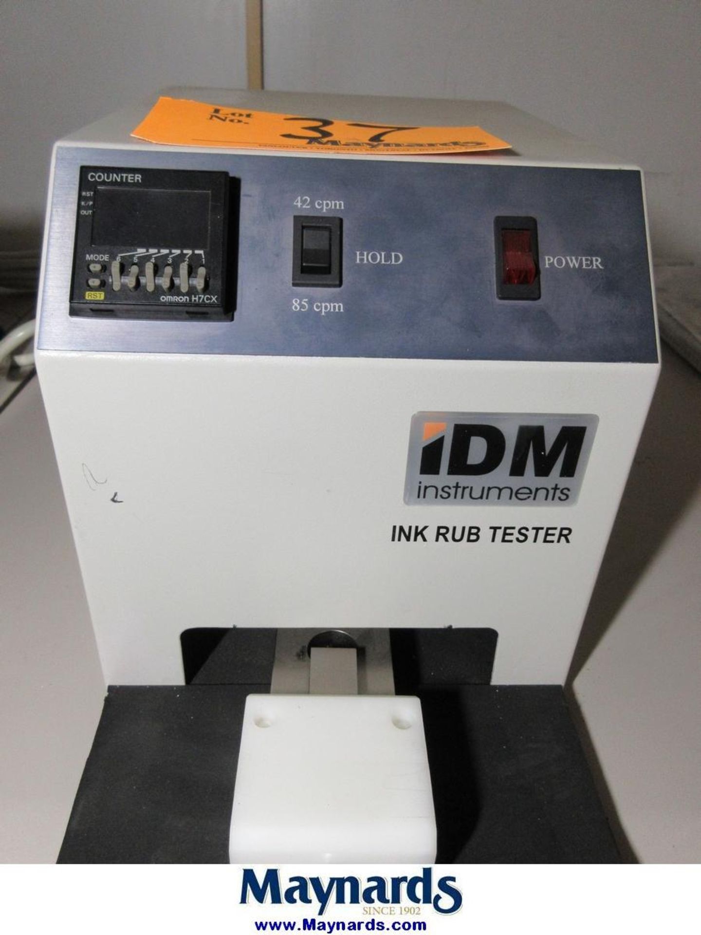 IDM Instruments 10001 Ink Rub Tester - Image 2 of 4