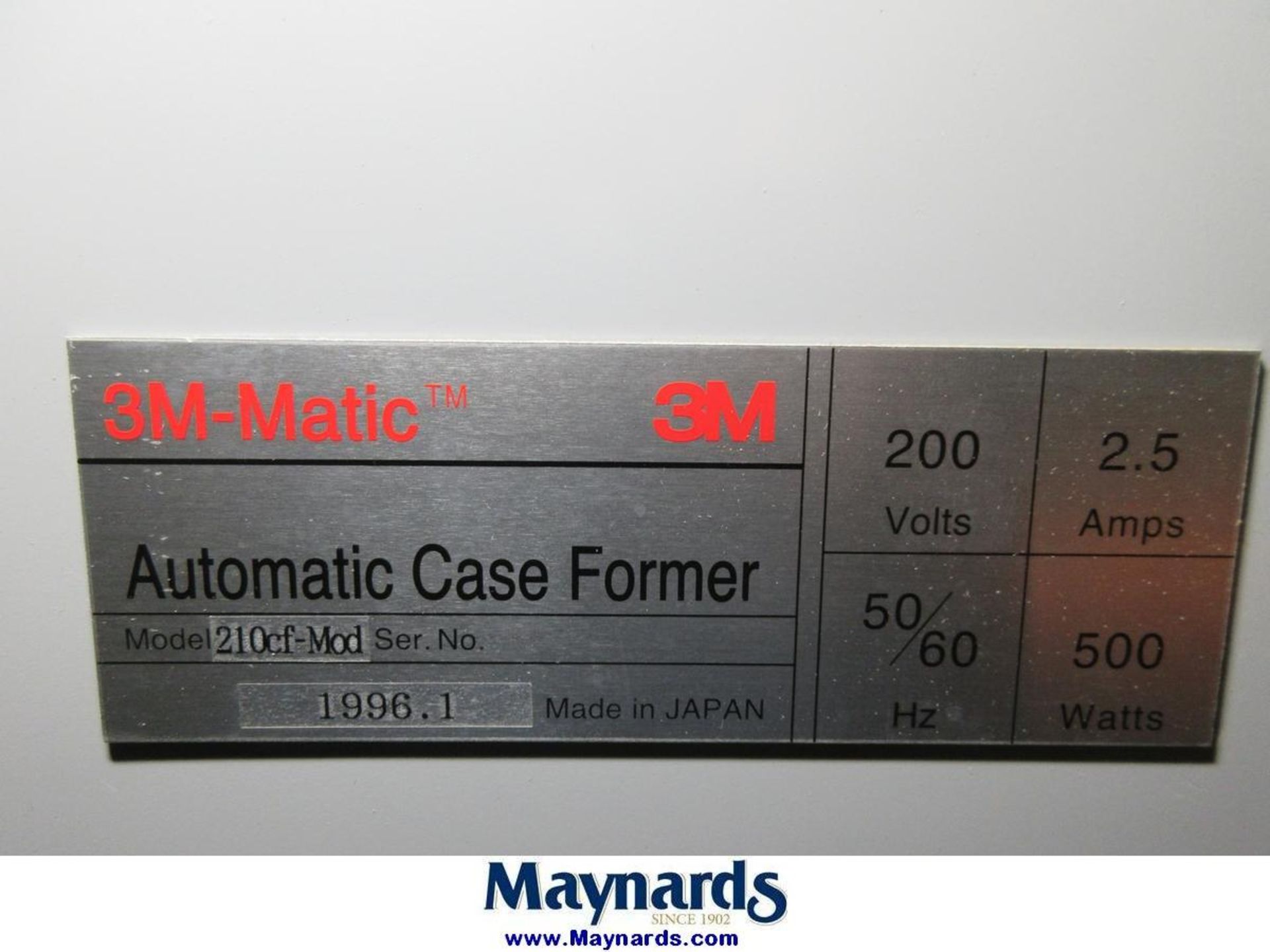 3M 3M-Matic 210cf-Mod Automatic Case Former - Image 10 of 10