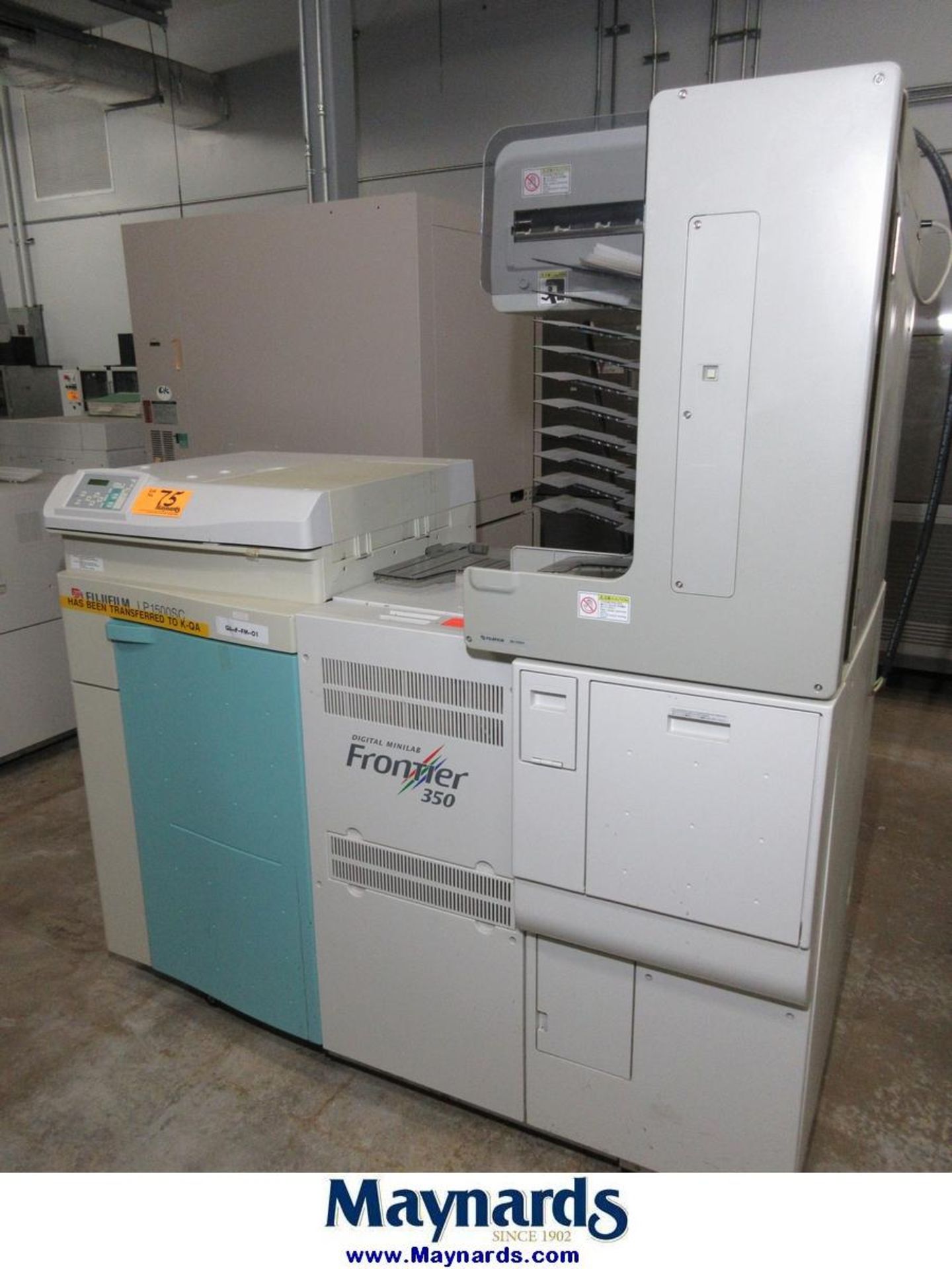 Fujifilm Digital Minilab Frontier 350/LP 1500SC Laser Printer/Paper Processor - Image 2 of 7