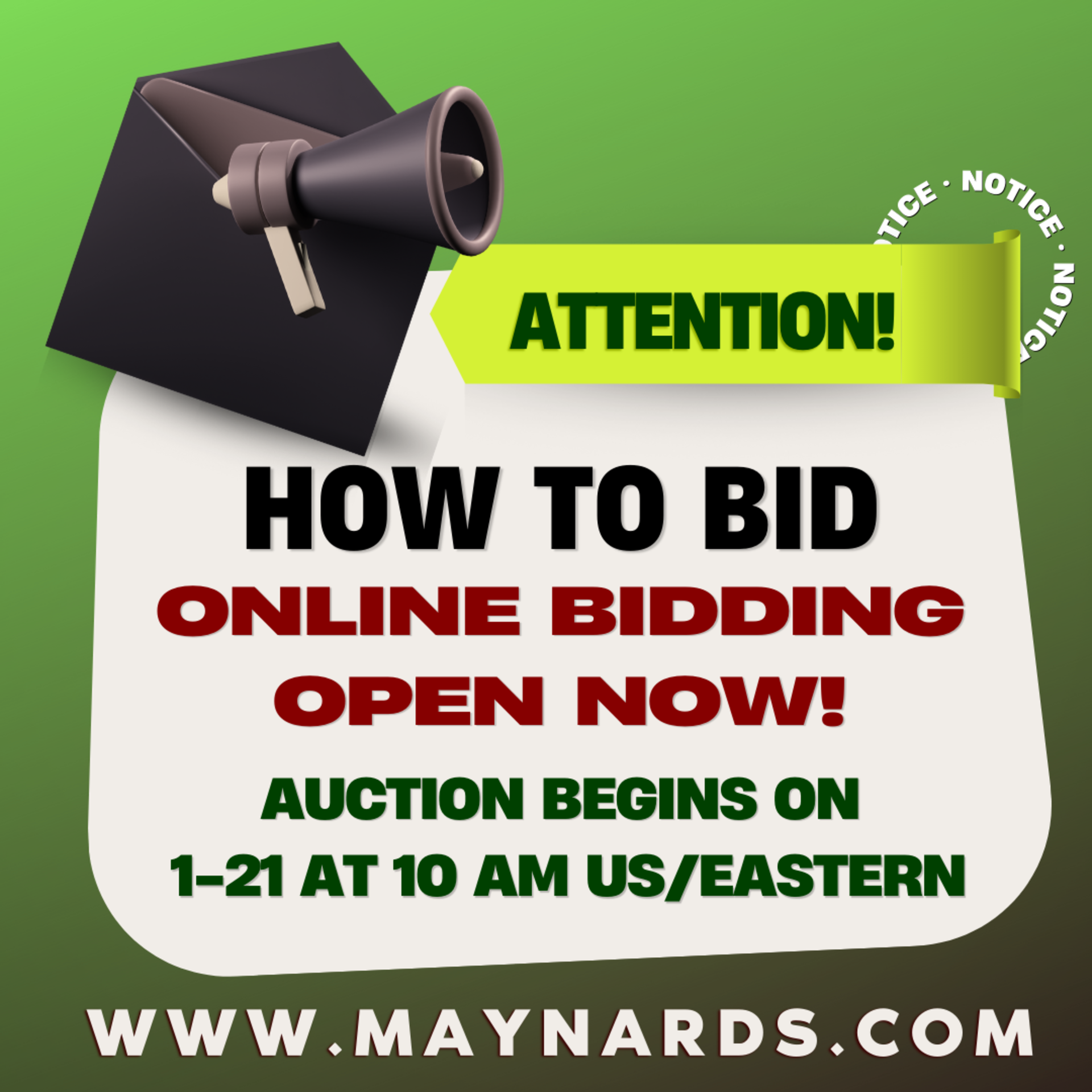 HOW TO BID