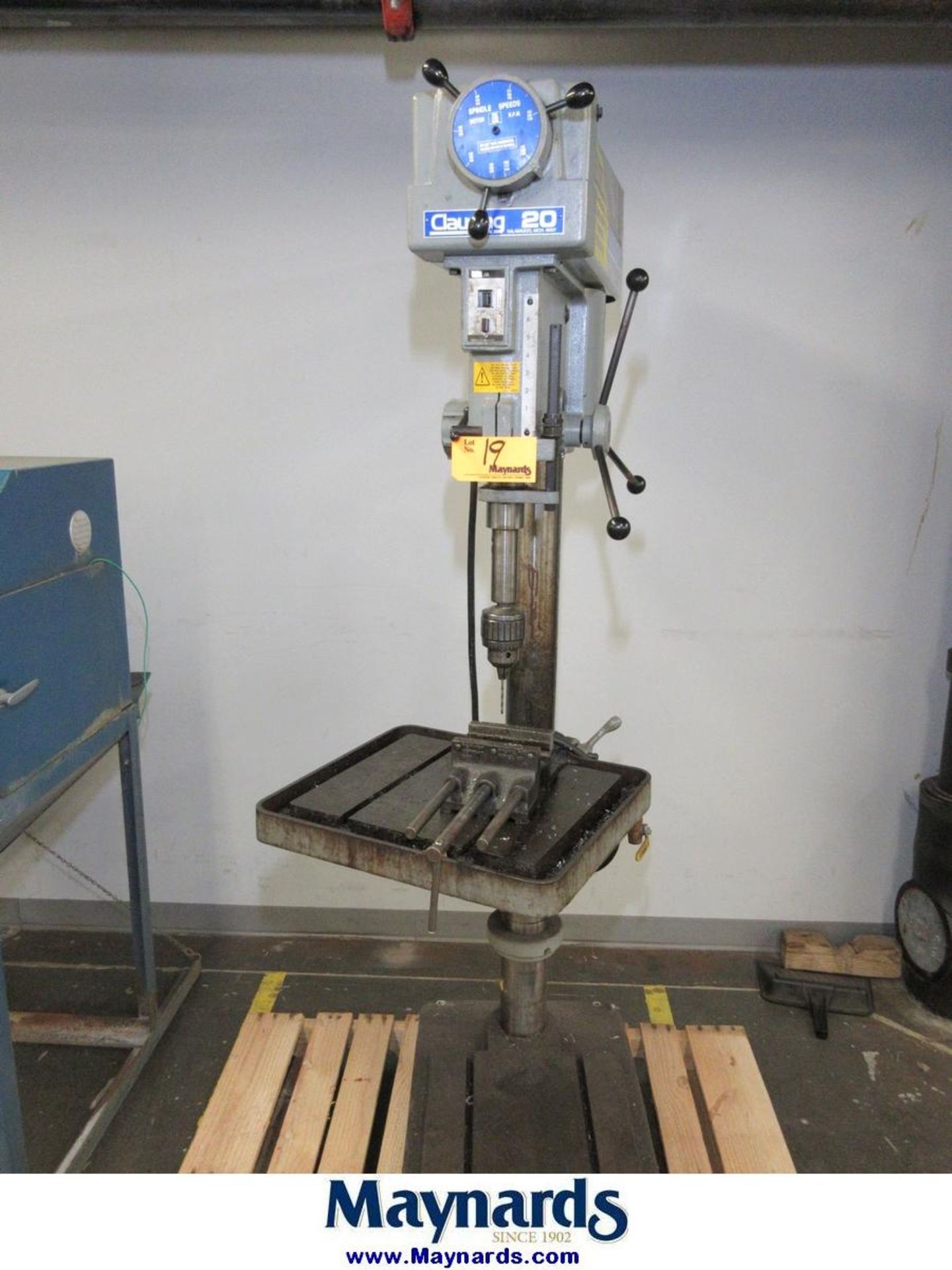 Clausing 2272 20" Variable Speed Floor Mounted Drill Press - Image 2 of 6