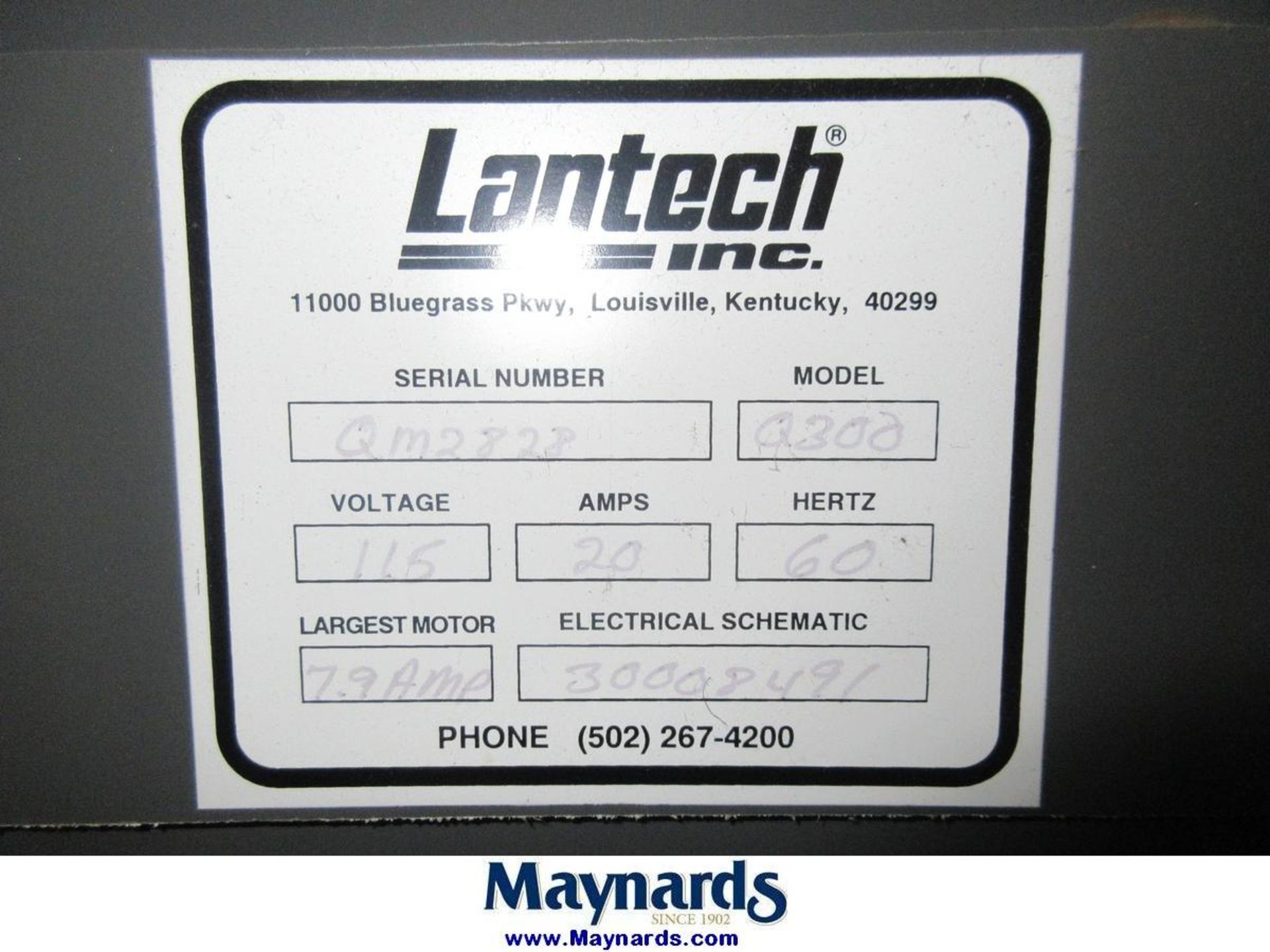 Lantech Q300 Pallet Wrapper - Image 9 of 9