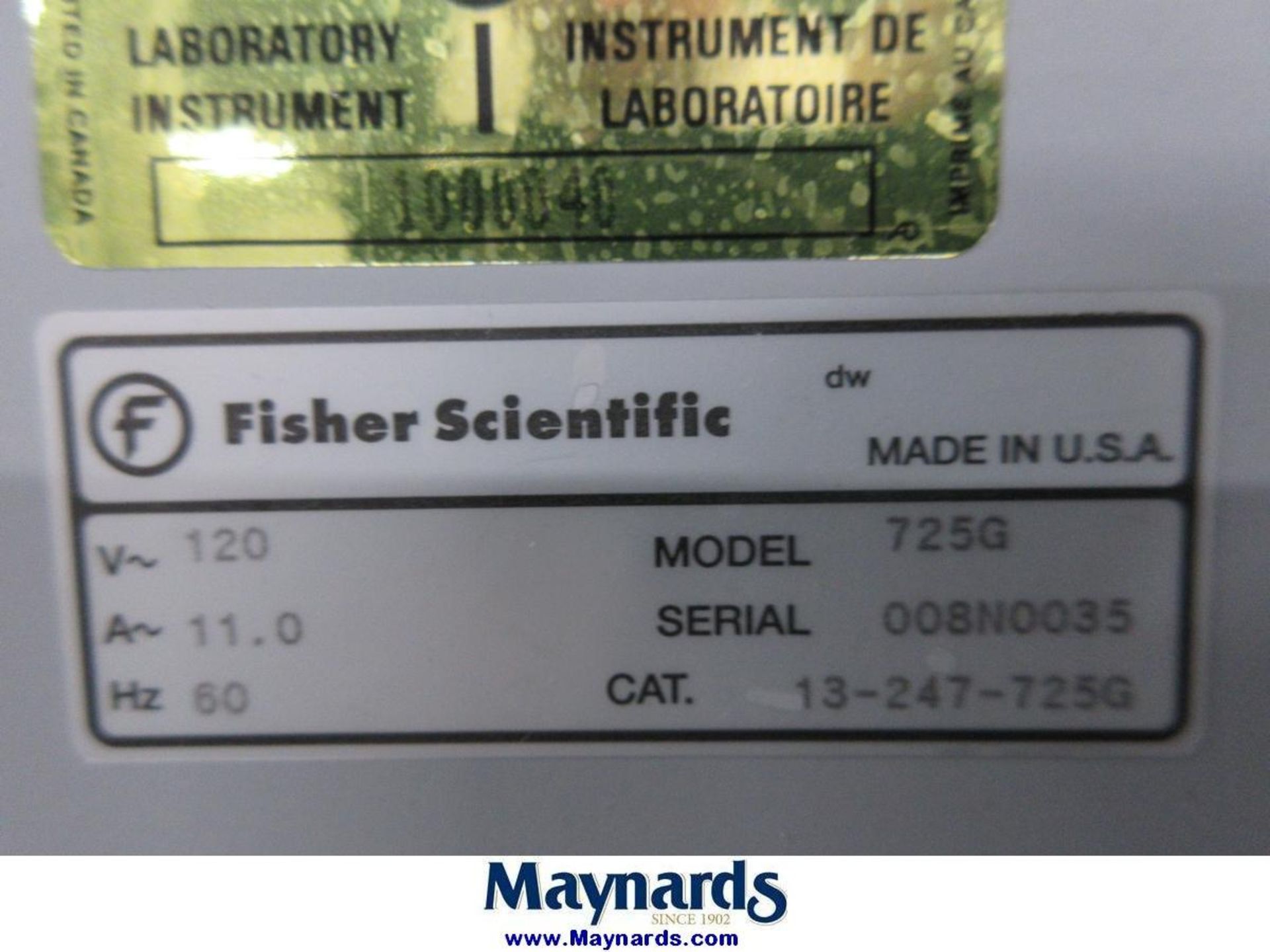 Fisher Scientific 725G Lab Oven - Image 8 of 8