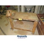 Steel Table with 5" Columbian Bench Vise