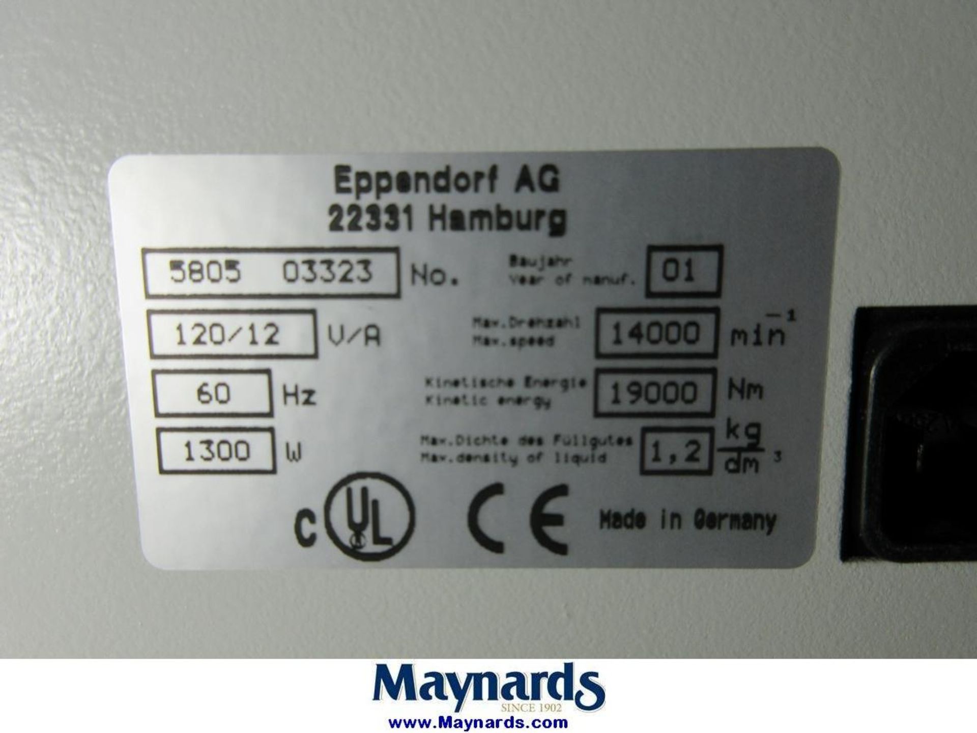 Eppendorf 5804R Centrifuge - Image 6 of 6