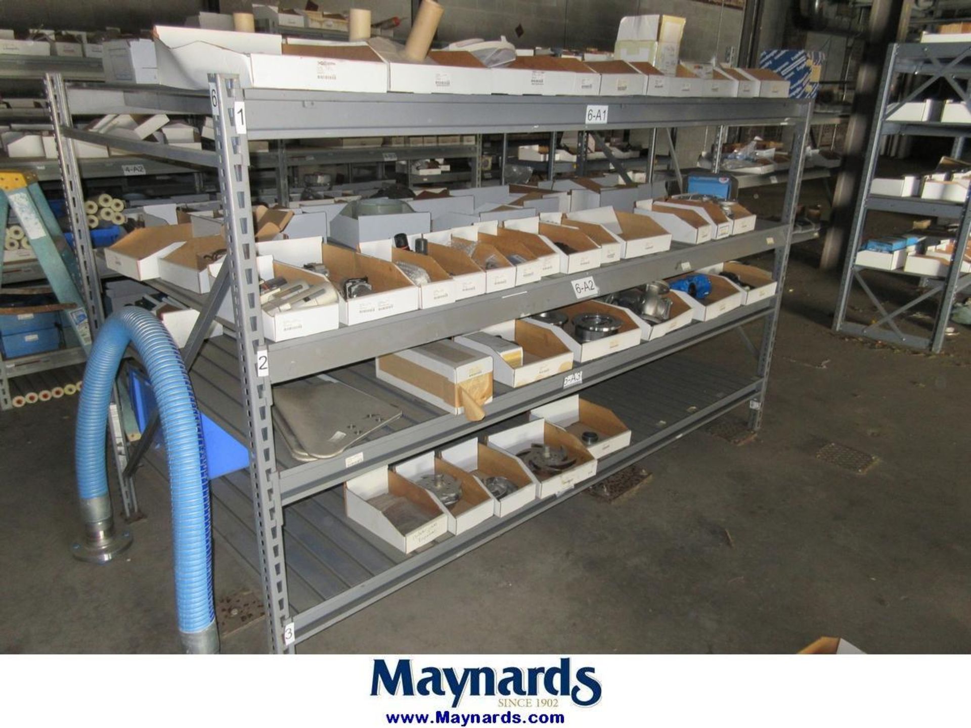 (14) Sections of Adjustable Shelving Units with Misc. Valves - Image 8 of 24