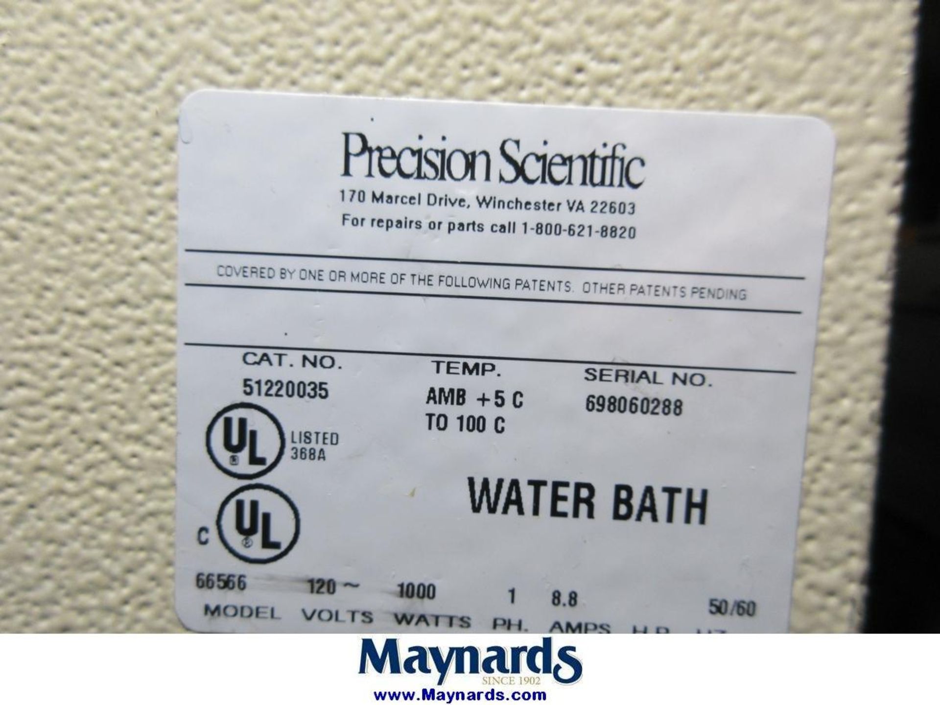 Precision 66566 Circulating Water Bath - Image 6 of 6
