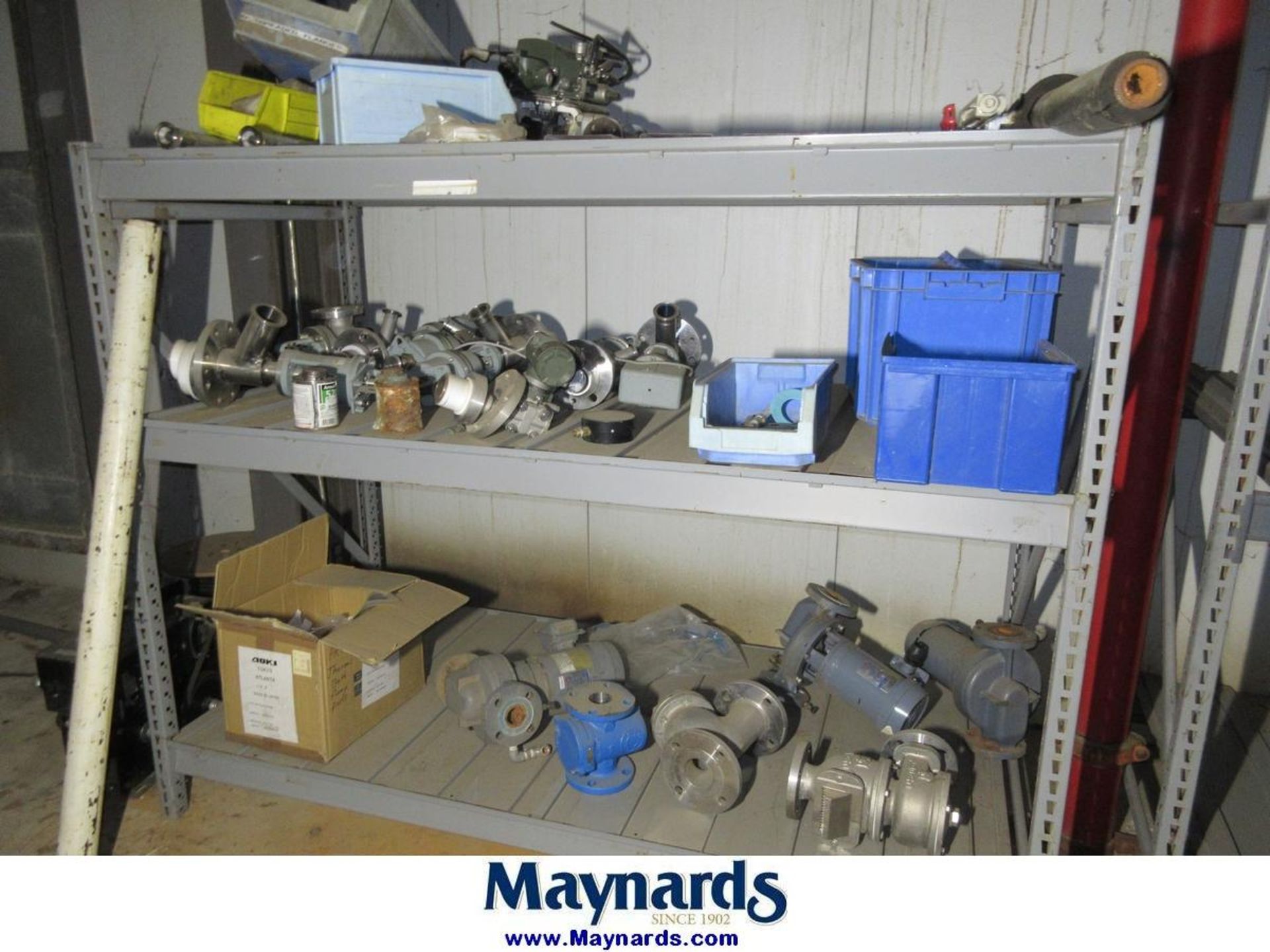 (14) Sections of Adjustable Shelving Units with Misc. Valves - Image 23 of 24