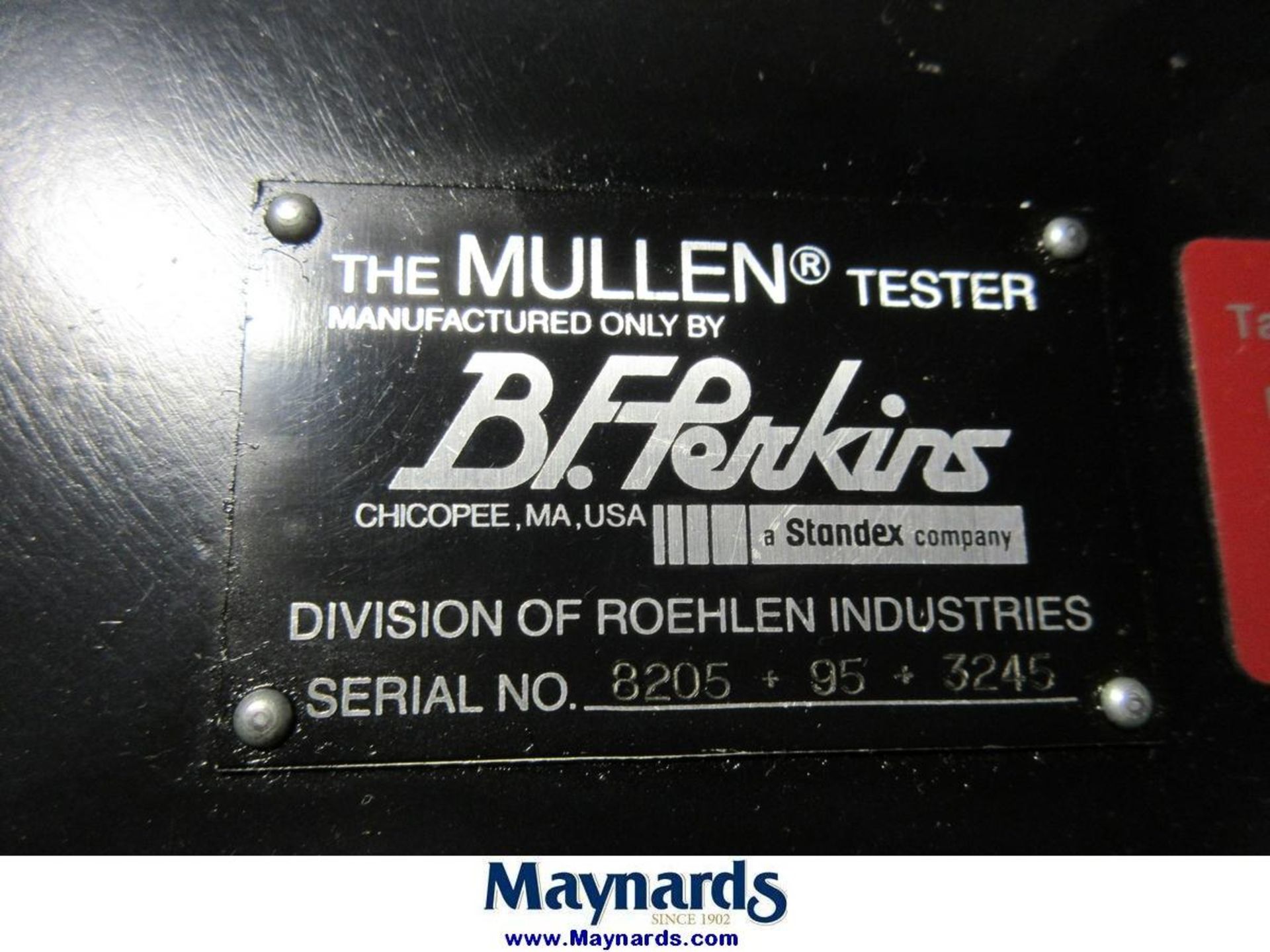 BF Perkins Model-A Mullen Tester - Image 7 of 8