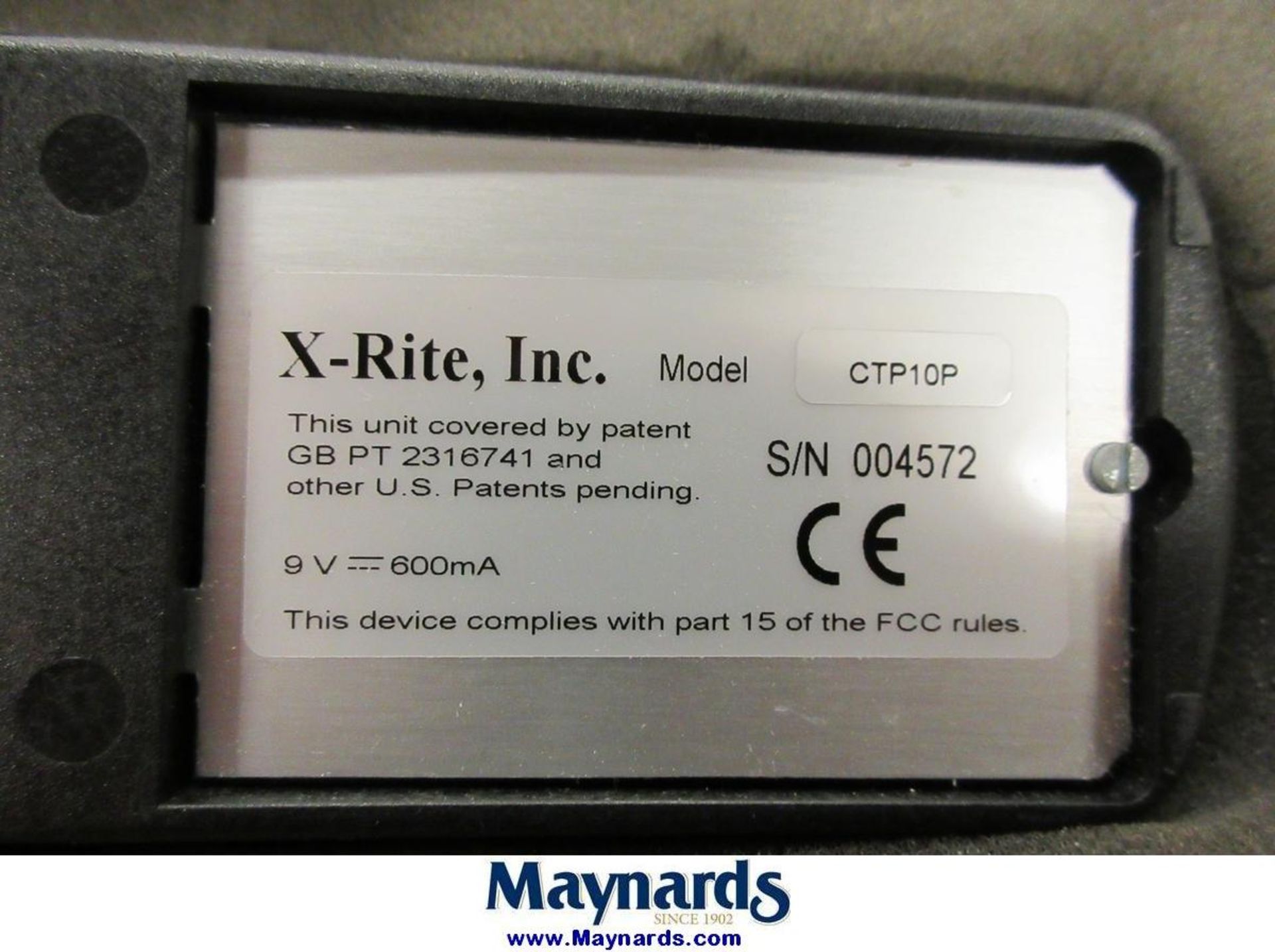 X-Rite INC CTP10P Dot Meter - Image 3 of 7