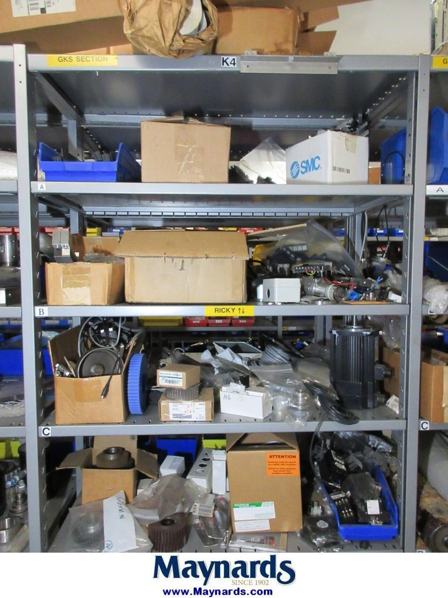 Large Lot of Electrical Controls, PLC's, Drives & Remaining Contents of Maint. Parts Crib - Image 10 of 107
