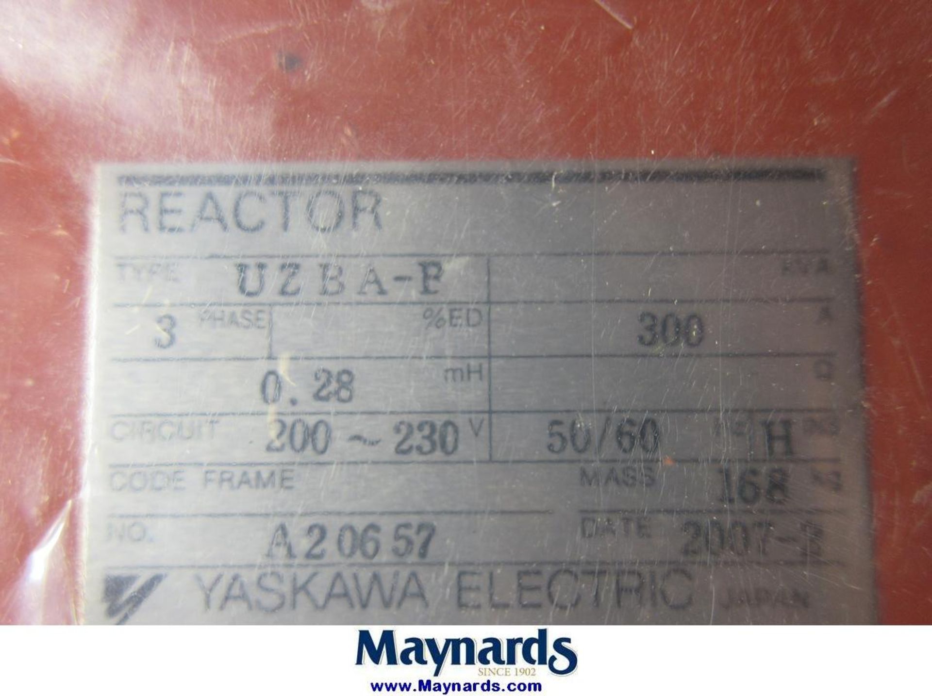 Yaskawa UZBA-P Reactor - Image 4 of 4