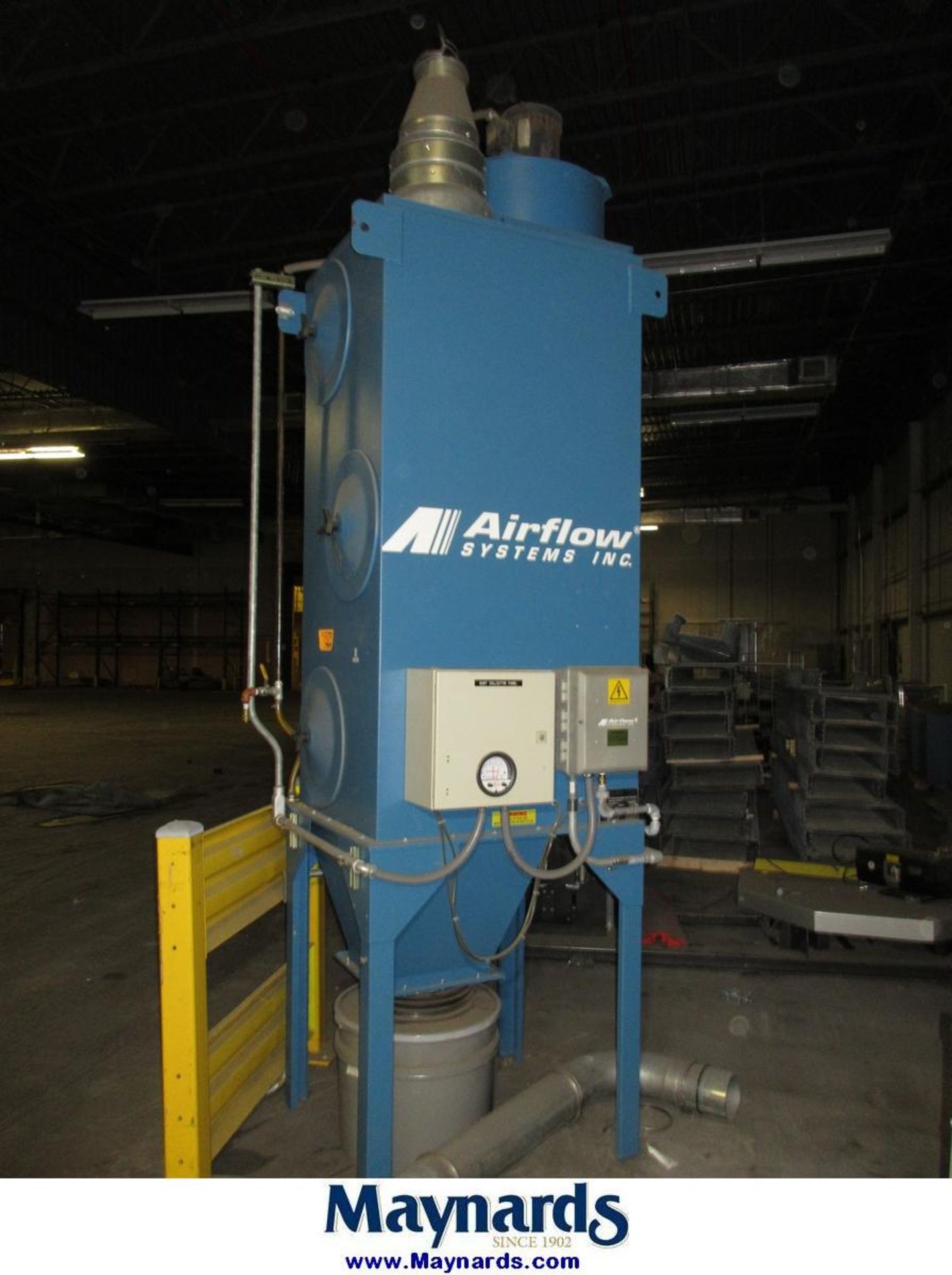 Airflow Systems Inc D06-HOPPER/STAND/20GAL-PG6-BI-FIBER CART Dust Collector