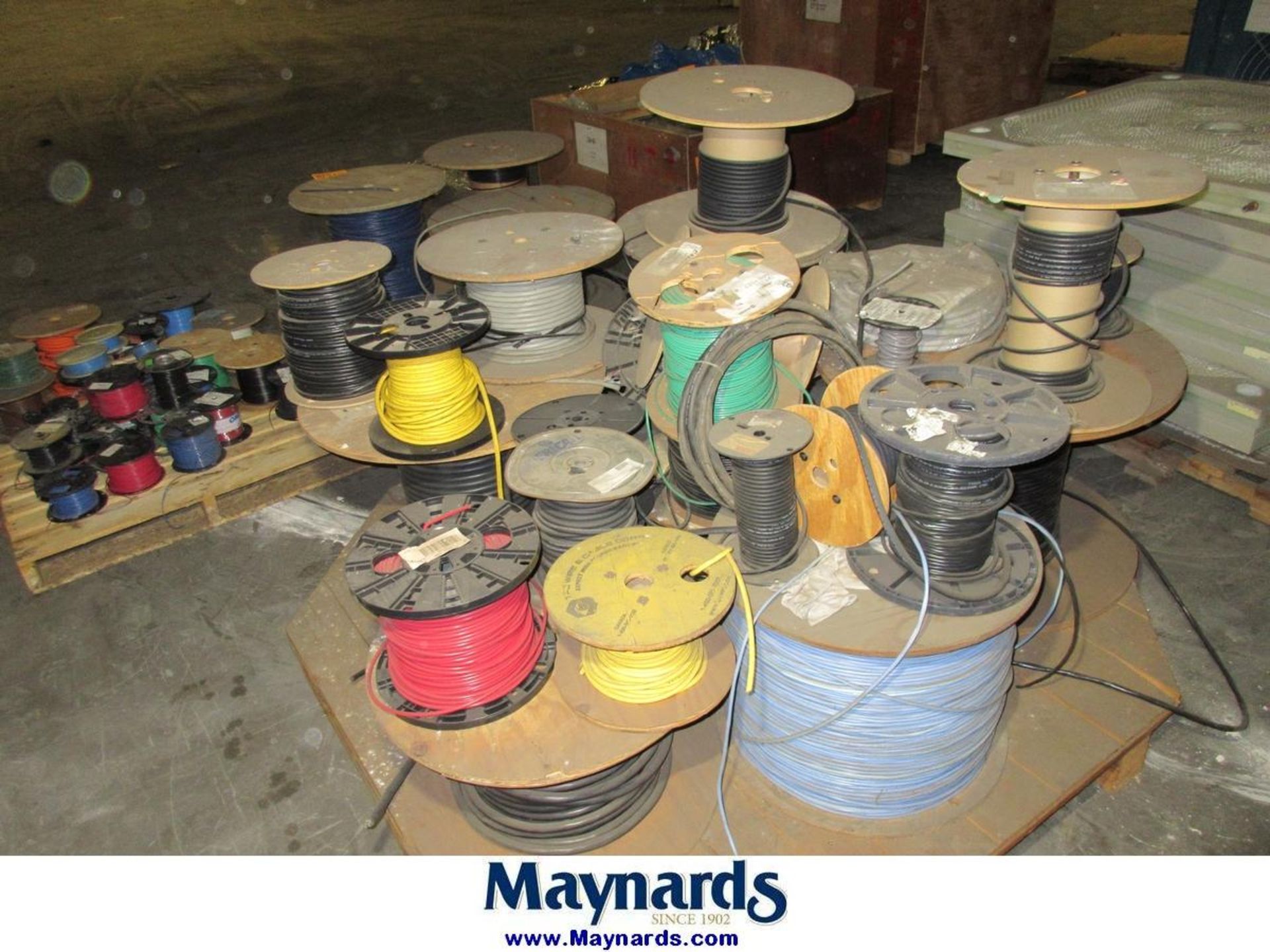 (3) Pallets of Assorted Spools of Electrical Wire and Cable - Image 3 of 3