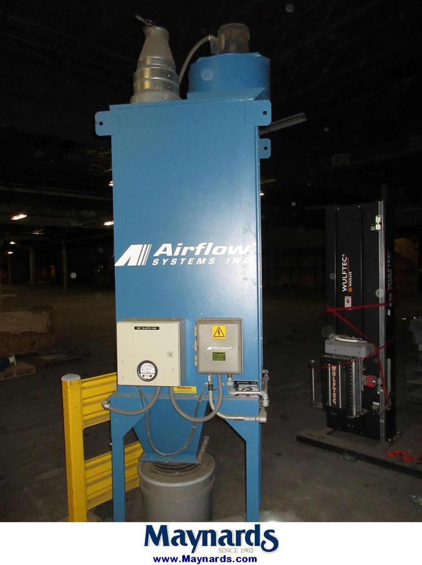 Airflow Systems Inc D06-HOPPER/STAND/20GAL-PG6-BI-FIBER CART Dust Collector - Image 2 of 5