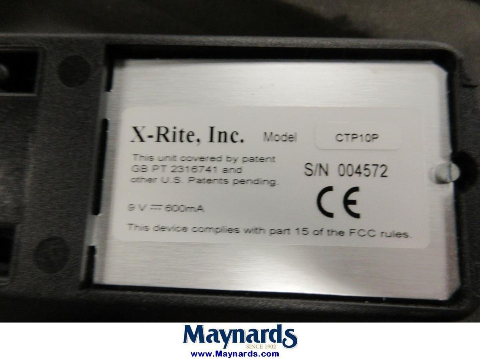 X-Rite INC CTP10P Dot Meter - Image 7 of 7