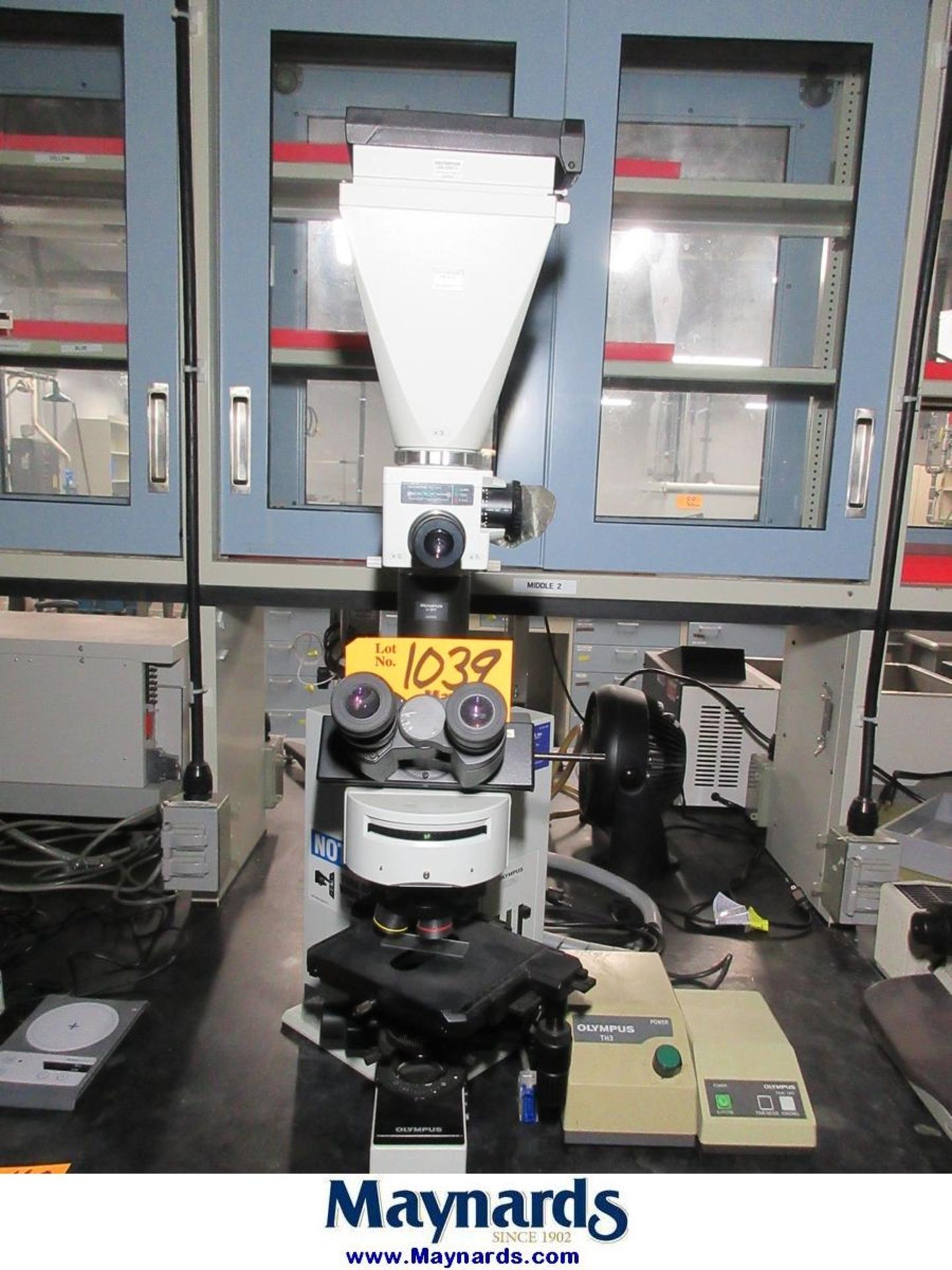 Olympus BS-60 Microscope - Image 2 of 12