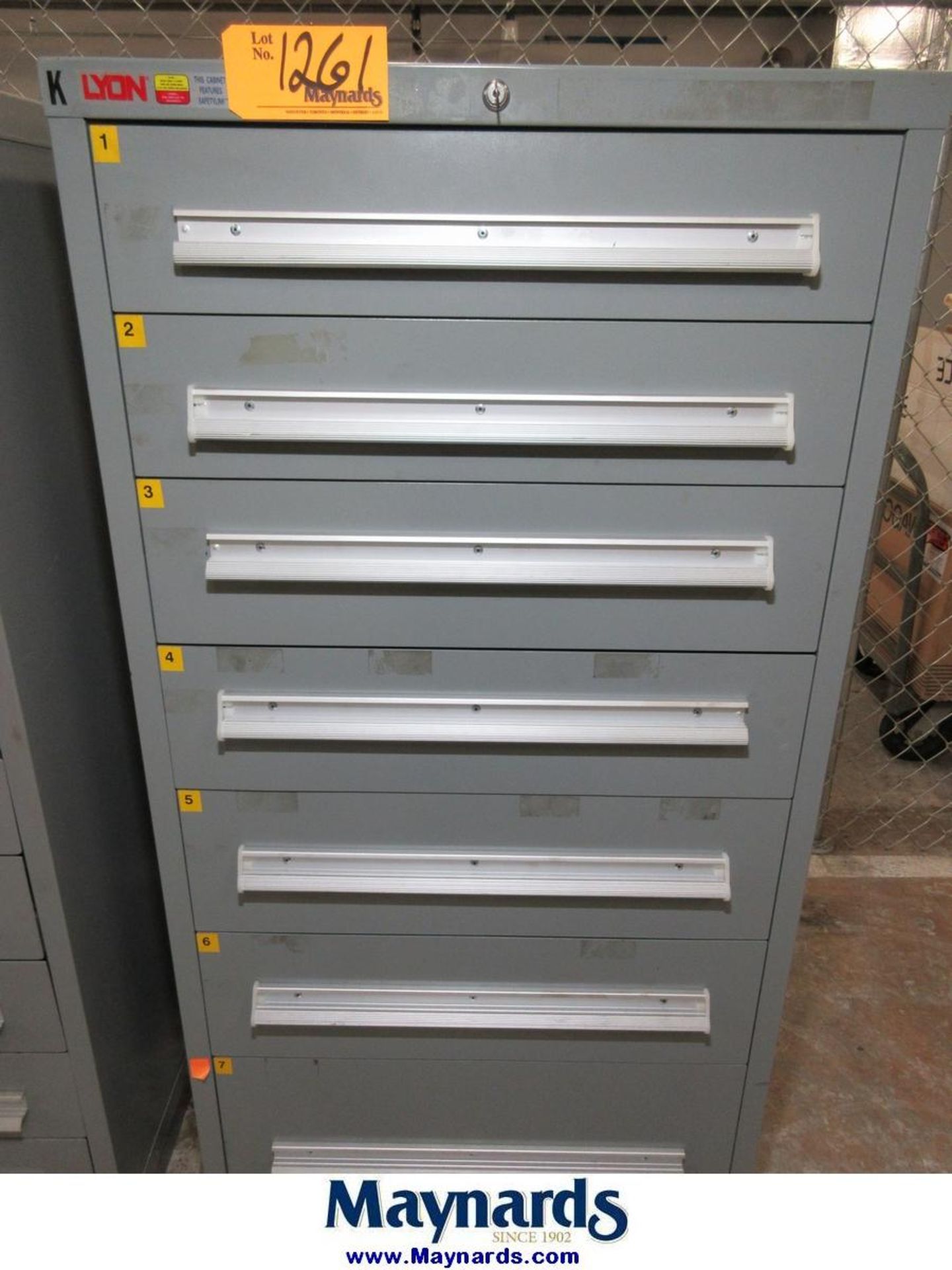 Lyon Safetylink 7-Drawer Heavy Duty Storage Cabinet - Image 2 of 2