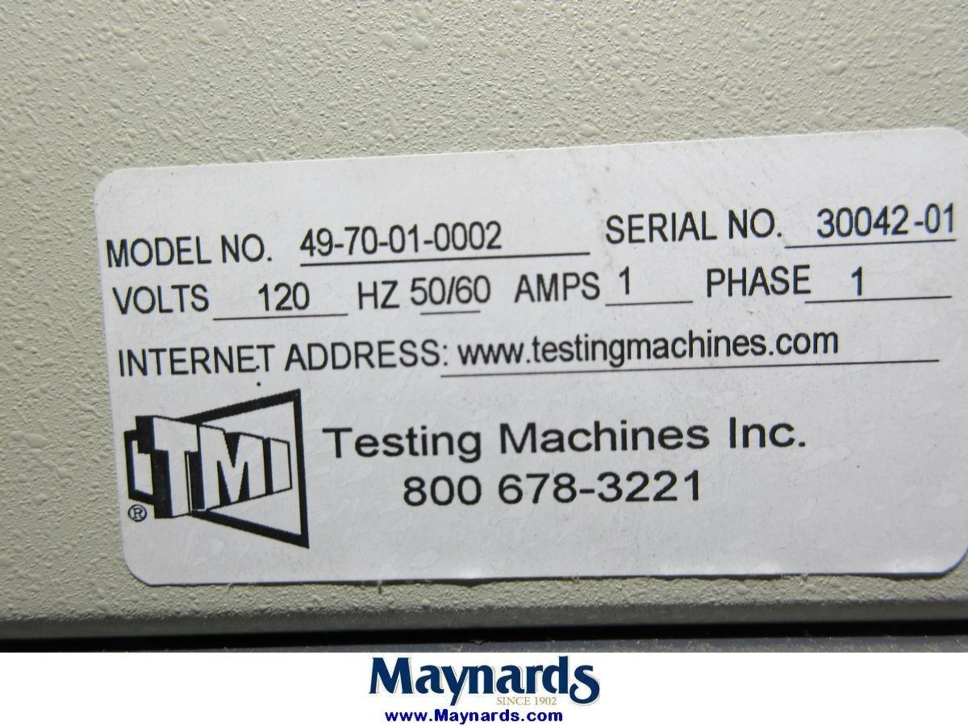 Testing Machines Inc 49-70-01-0002 Digital Micrometer - Image 5 of 5