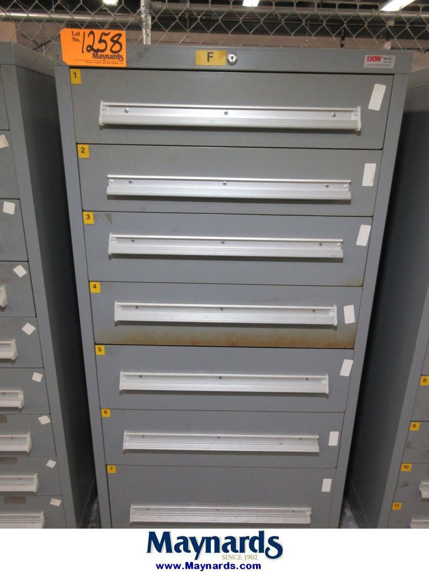 Lyon MSS II Safetylink 7-Drawer Heavy Duty Storage Cabinet - Image 2 of 2