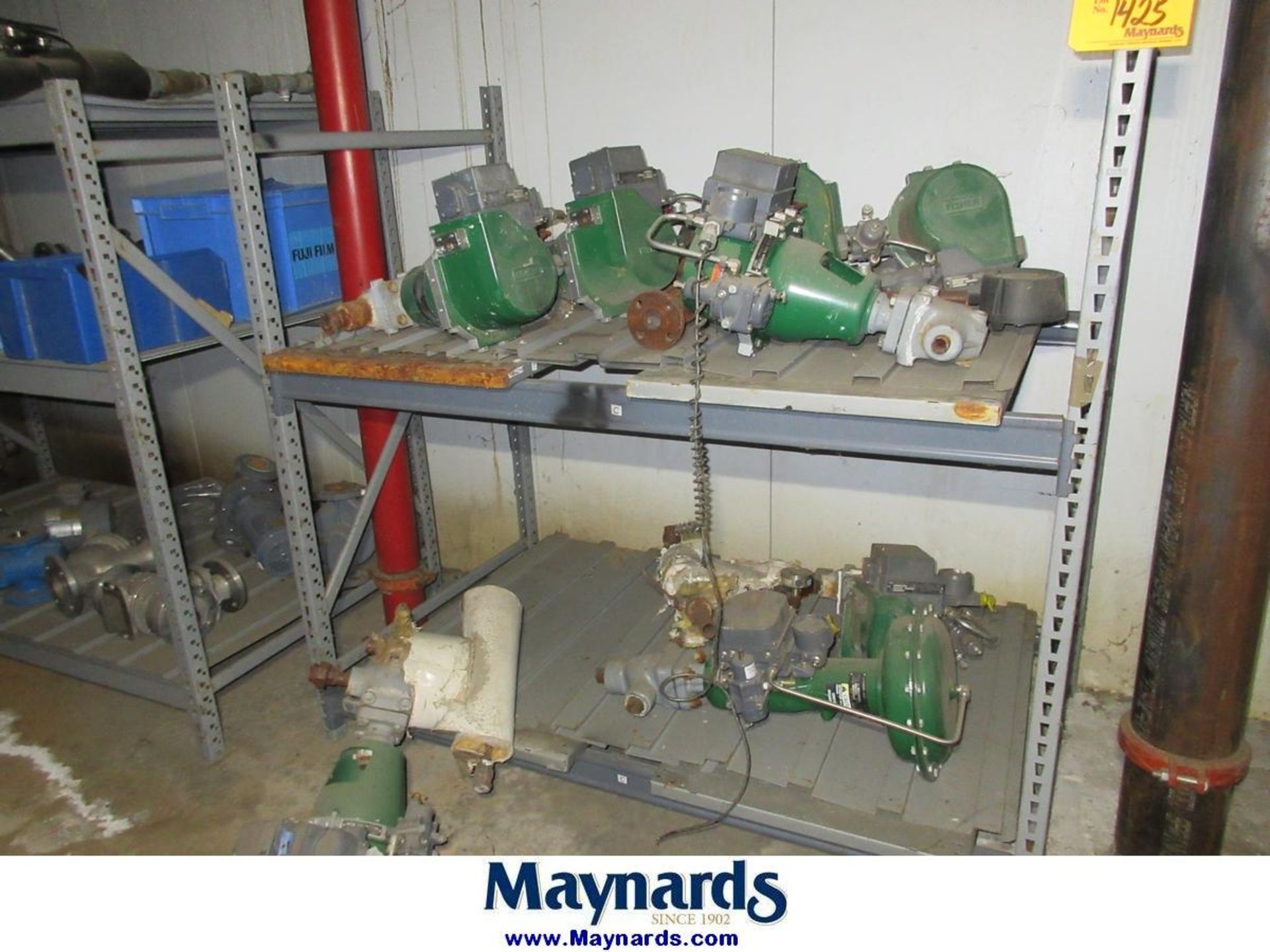 (14) Sections of Adjustable Shelving Units with Misc. Valves - Image 22 of 24