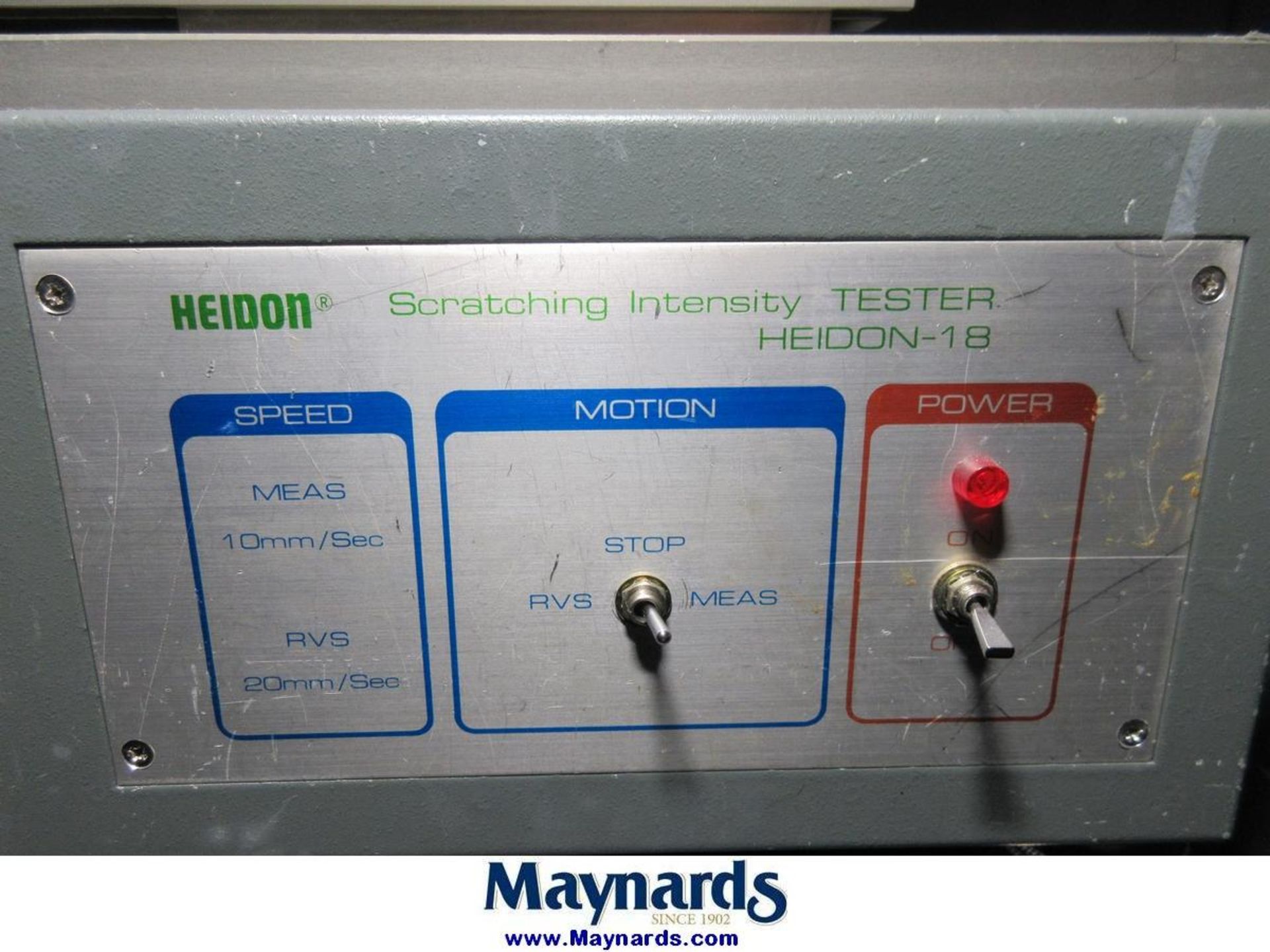 Heidon Heidon-18 Scratching Intensity Tester - Image 6 of 6