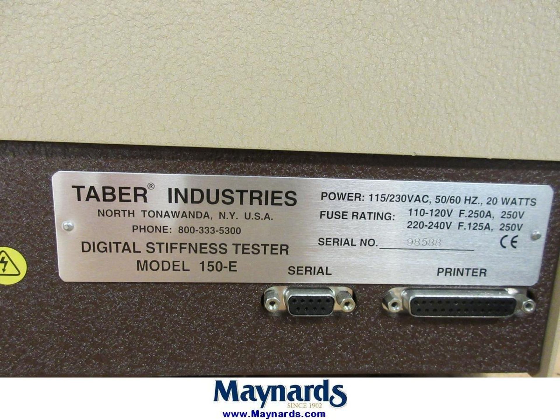 Taber Industries Model 150-E Stiffness Tester - Image 6 of 7