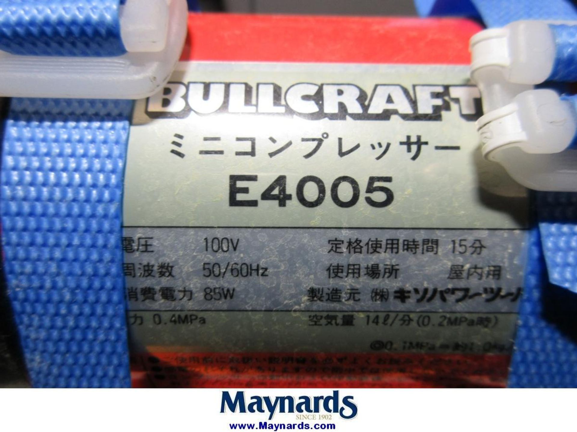 Bullcraft E4005 Vacuum Pump - Image 4 of 4