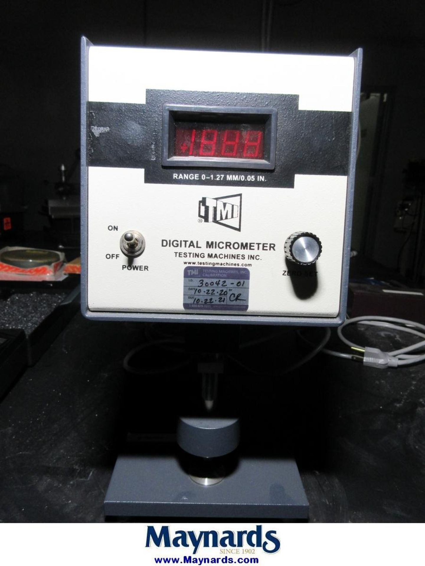 Testing Machines Inc 49-70-01-0002 Digital Micrometer - Image 2 of 5