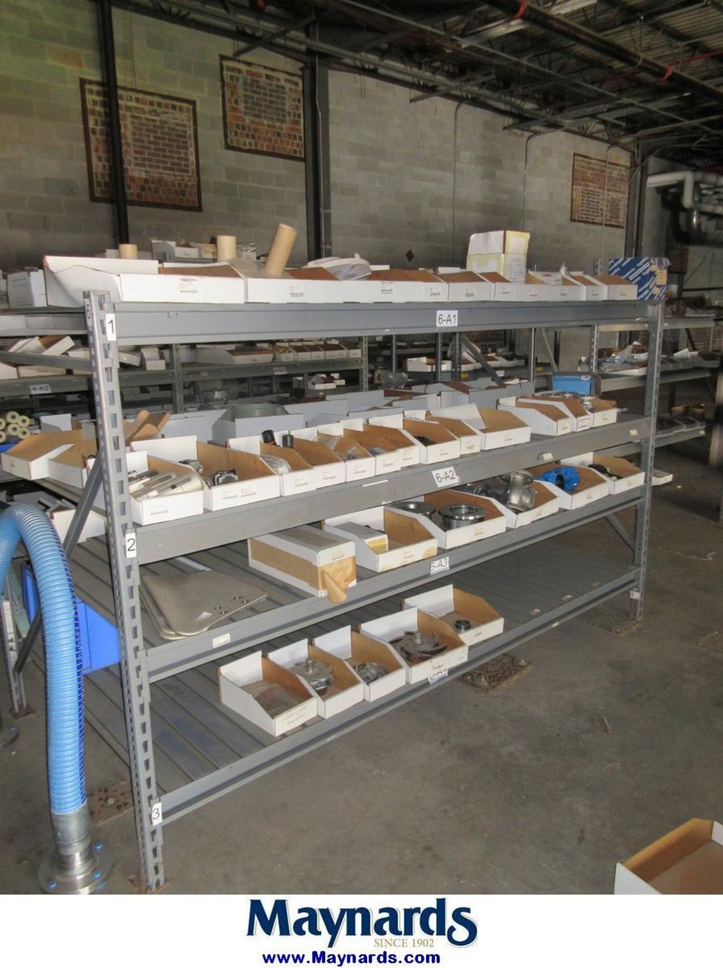 (14) Sections of Adjustable Shelving Units with Misc. Valves - Image 4 of 24