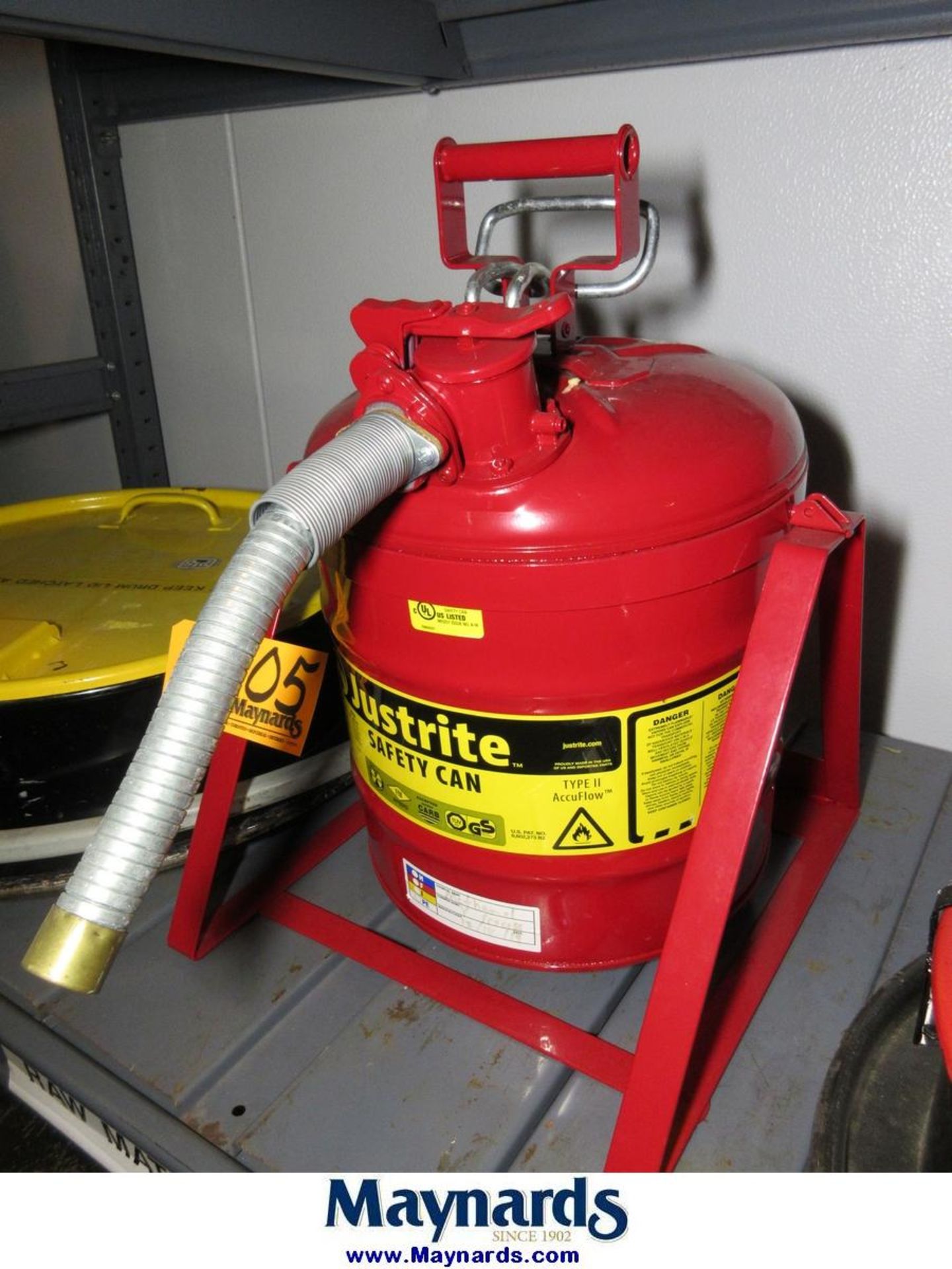 Justrite Type II Accuflow 5-Gal. Safety Can - Image 4 of 5