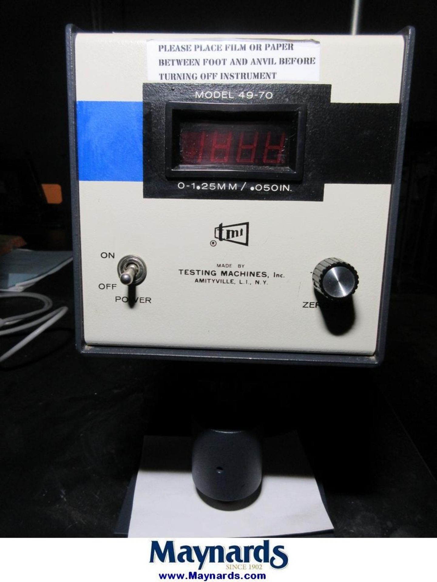 Testing Machines Inc 49-70-01-0001 Digital Micrometer - Image 2 of 5