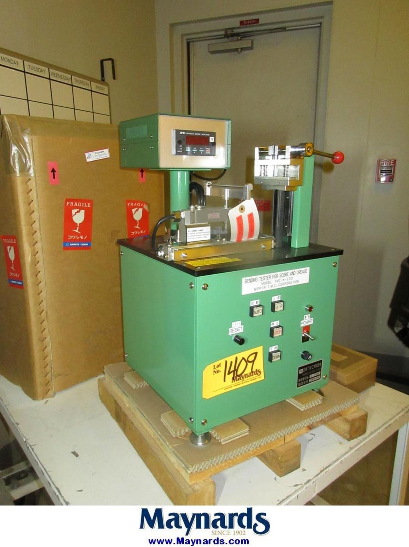 Nippon TMC-K-200 Bending Tester for Score and Crease - Image 4 of 8