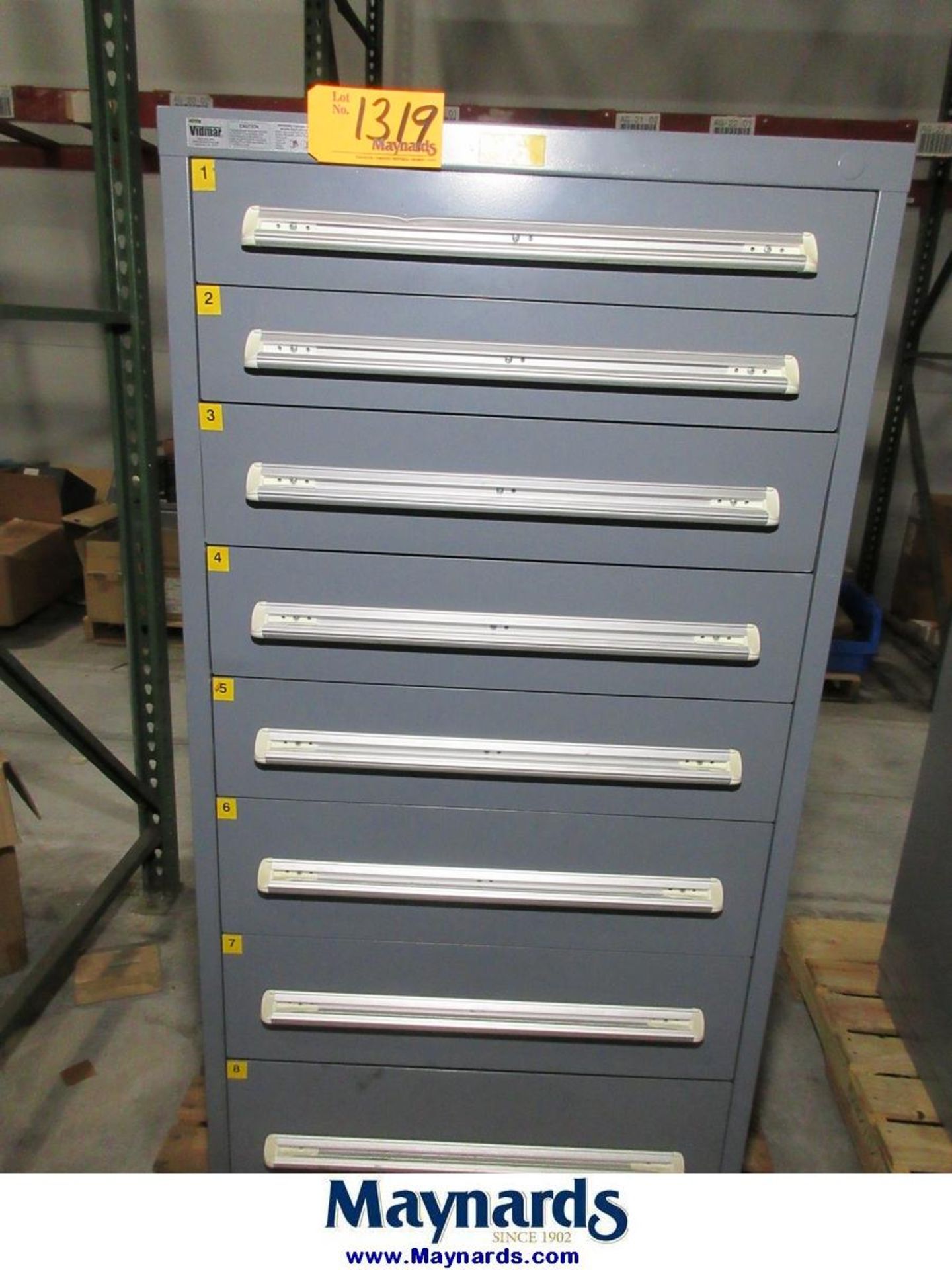 Stanley Vidmar 8-Drawer Heavy Duty Storage Cabinet - Image 2 of 2