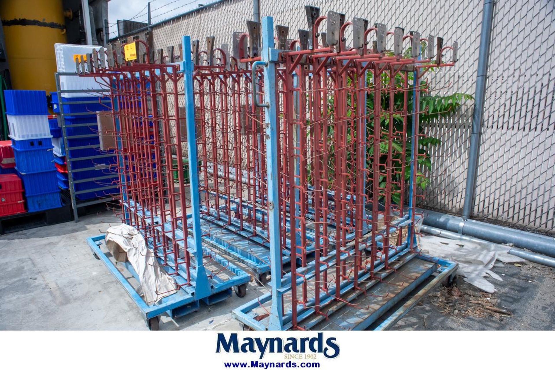 Lot of (4) Plating Racks (21" x 55" x 49")