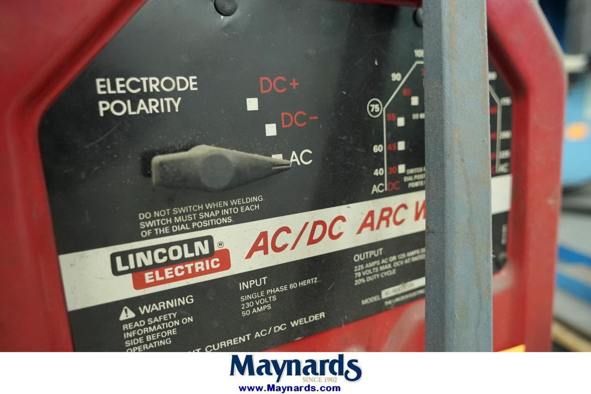 Lincoln Electric AC/DC 225/125 Arc Welder - Image 5 of 6