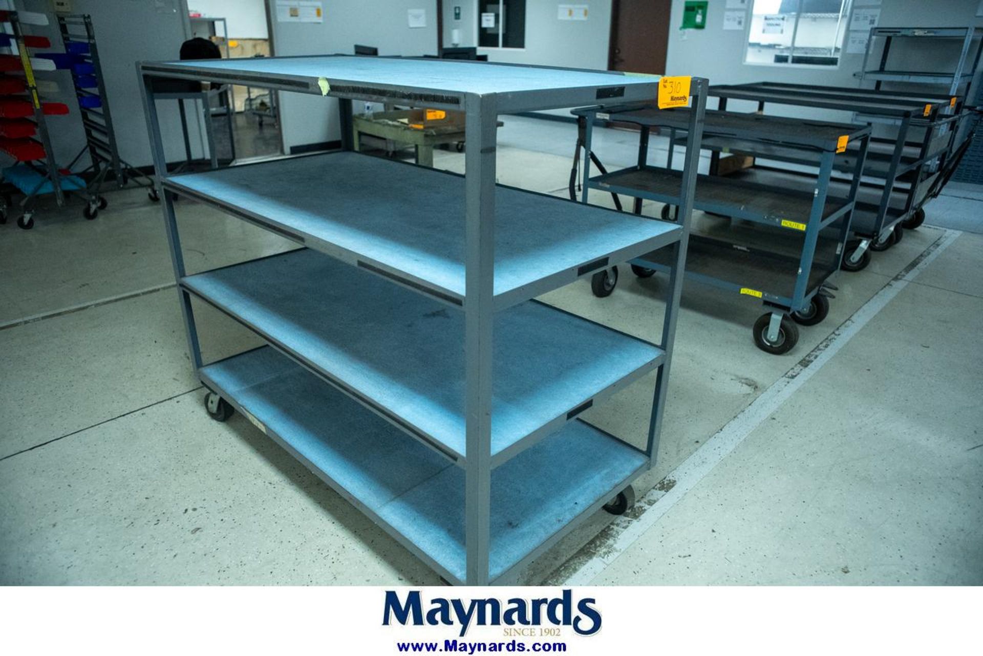 4-Tier Metal Shop Cart (5' x 30" x 52-1/2" High) - Image 2 of 2