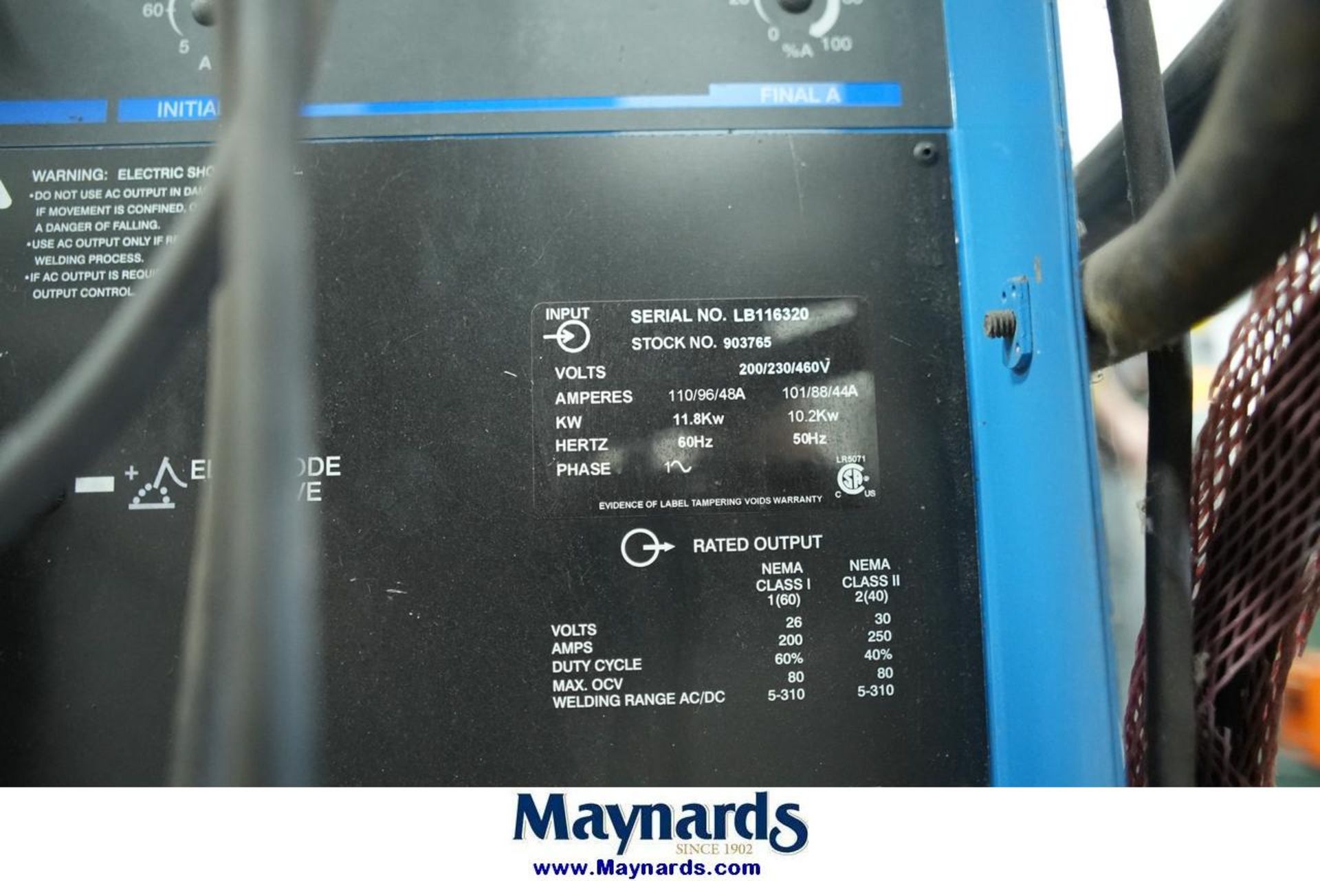 Miller Syncrowave 250 DX Welder - Image 6 of 7