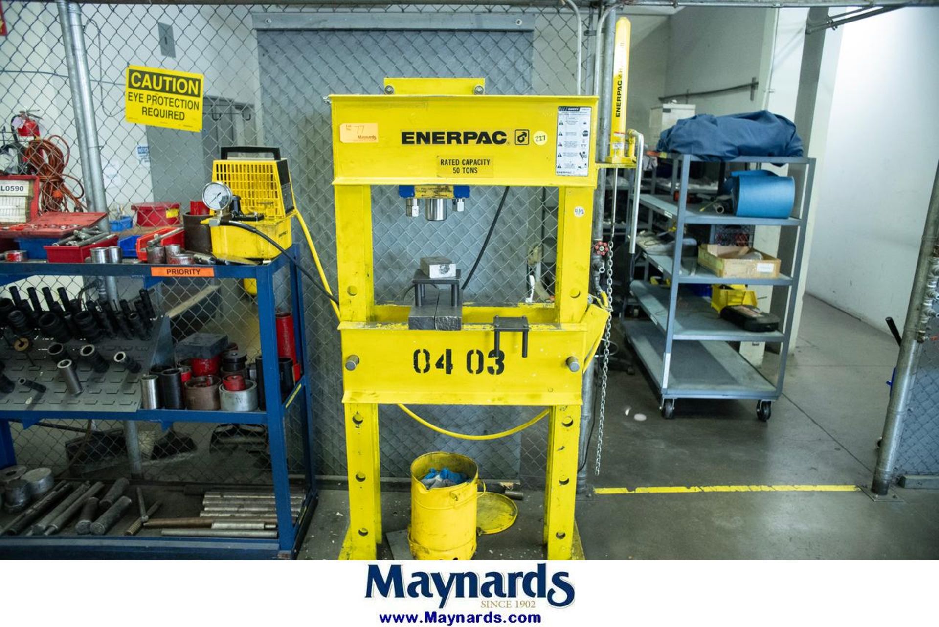 Enerpac 50-Ton H-Frame Shop Press