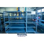 (4) Metal 4-Tier Shop Carts (5' x 30" x 67")