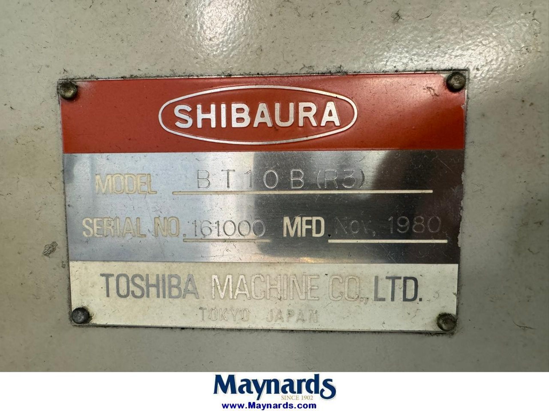 Toshiba Shibaura BT-10B(R3) 4" Horizontal Boring Mill - Image 14 of 16