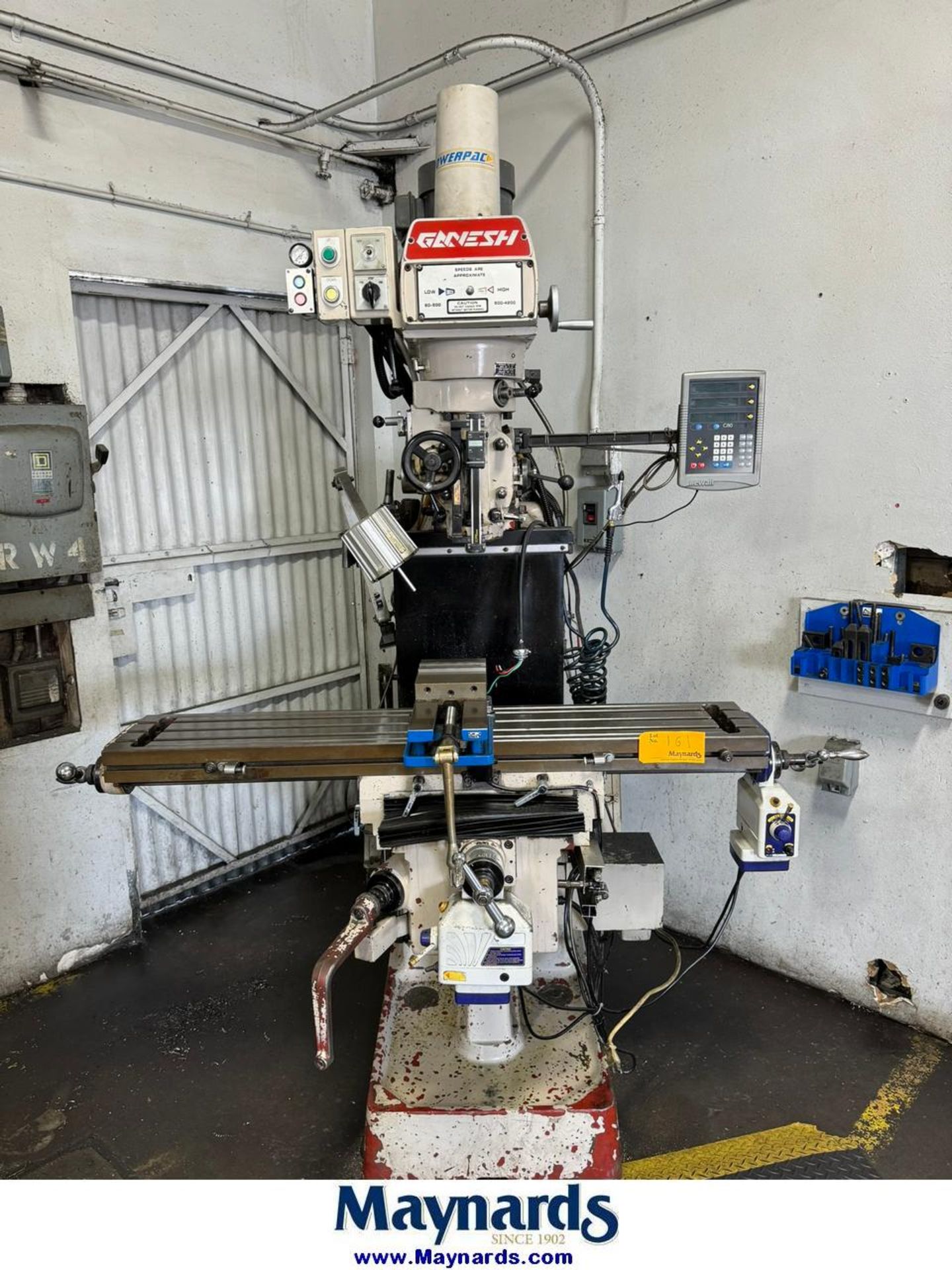 2002 Ganesh Deluxe GMV-3 Vertical Milling Machine