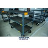 Durham Mfg. 3-Tier Metal Shop Cart (4' x 2' x 41" High)