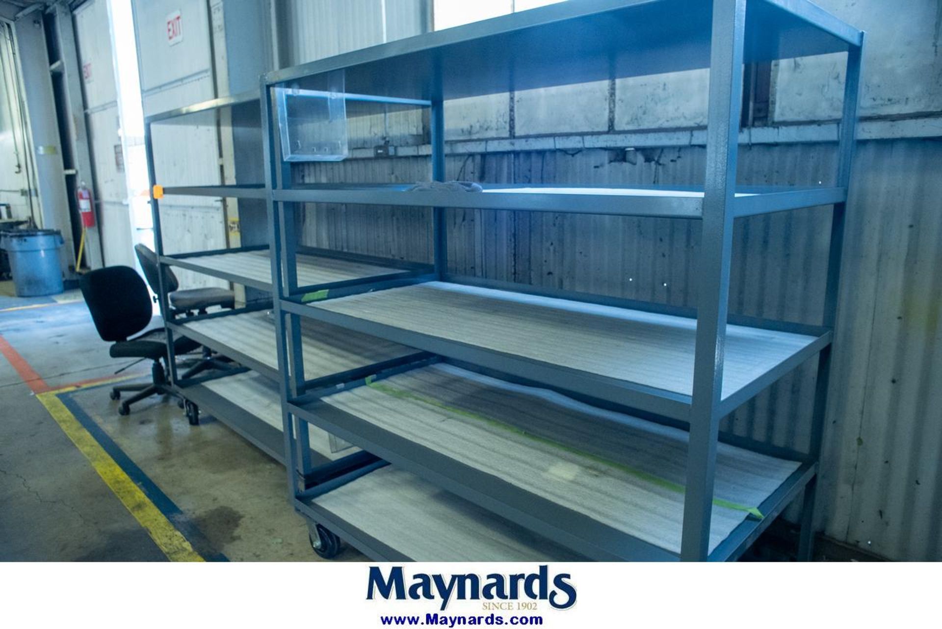 (2) Metal 4-Tier Shop Carts (5' x 30" x 66") - Image 2 of 3