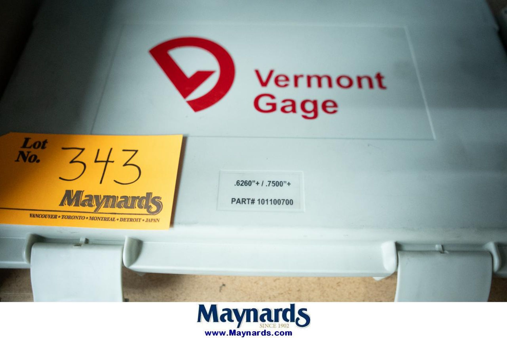 Vermont Gage .6260"+ / .7500"+ Pin Gage Set - Image 2 of 3