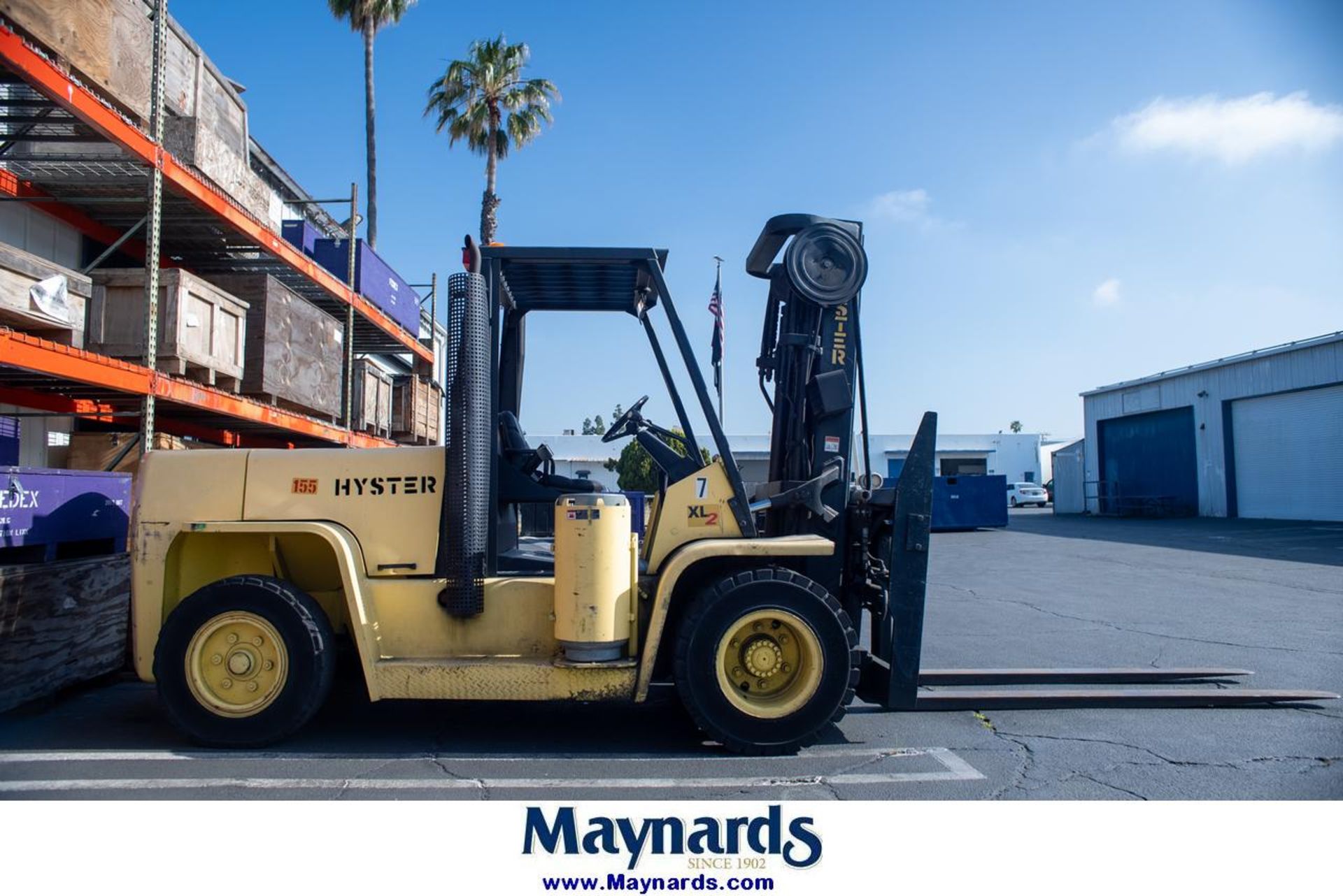 Hyster H155XL 14,700 Lb. Cap. Propane Forklift - Image 6 of 23